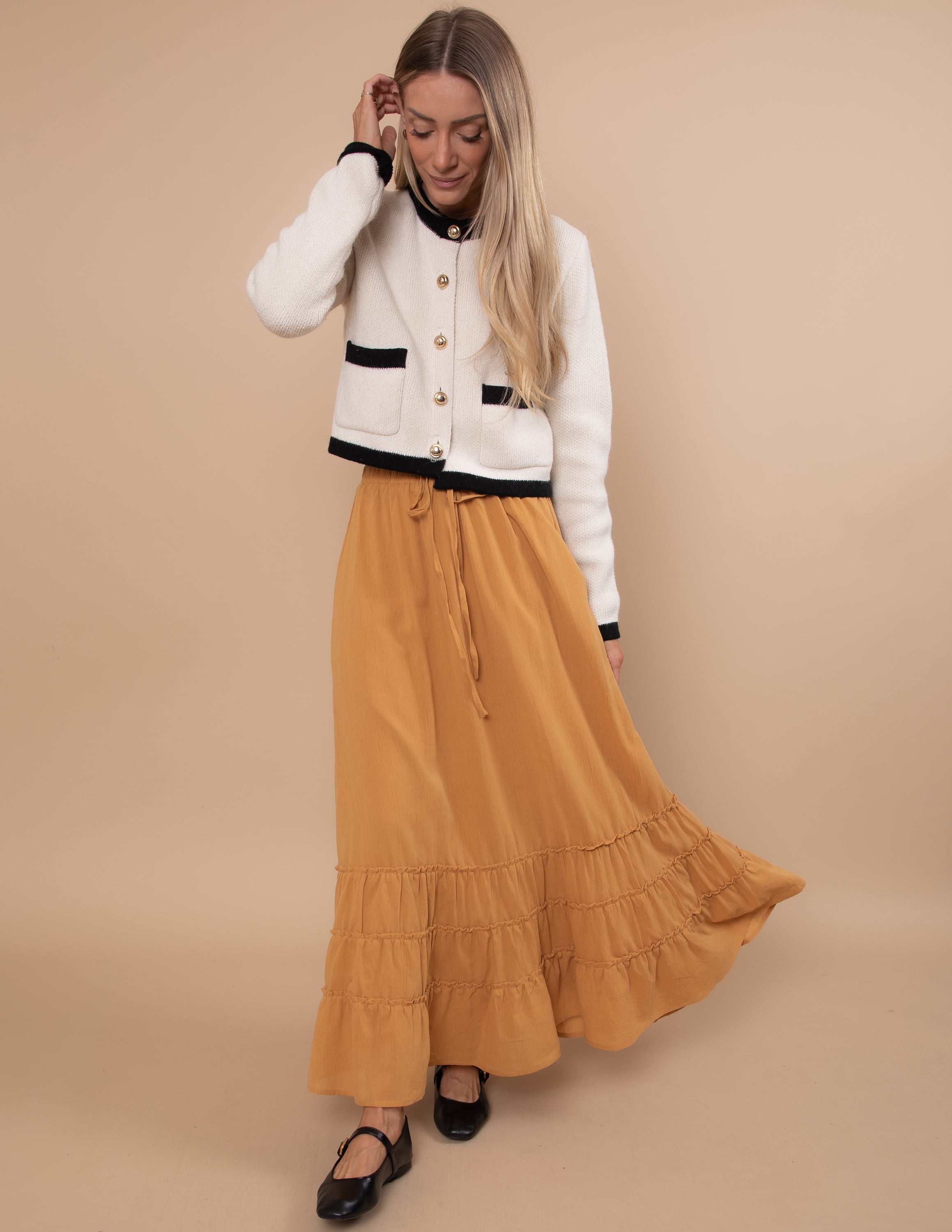 Golden Hour Tiered Skirt