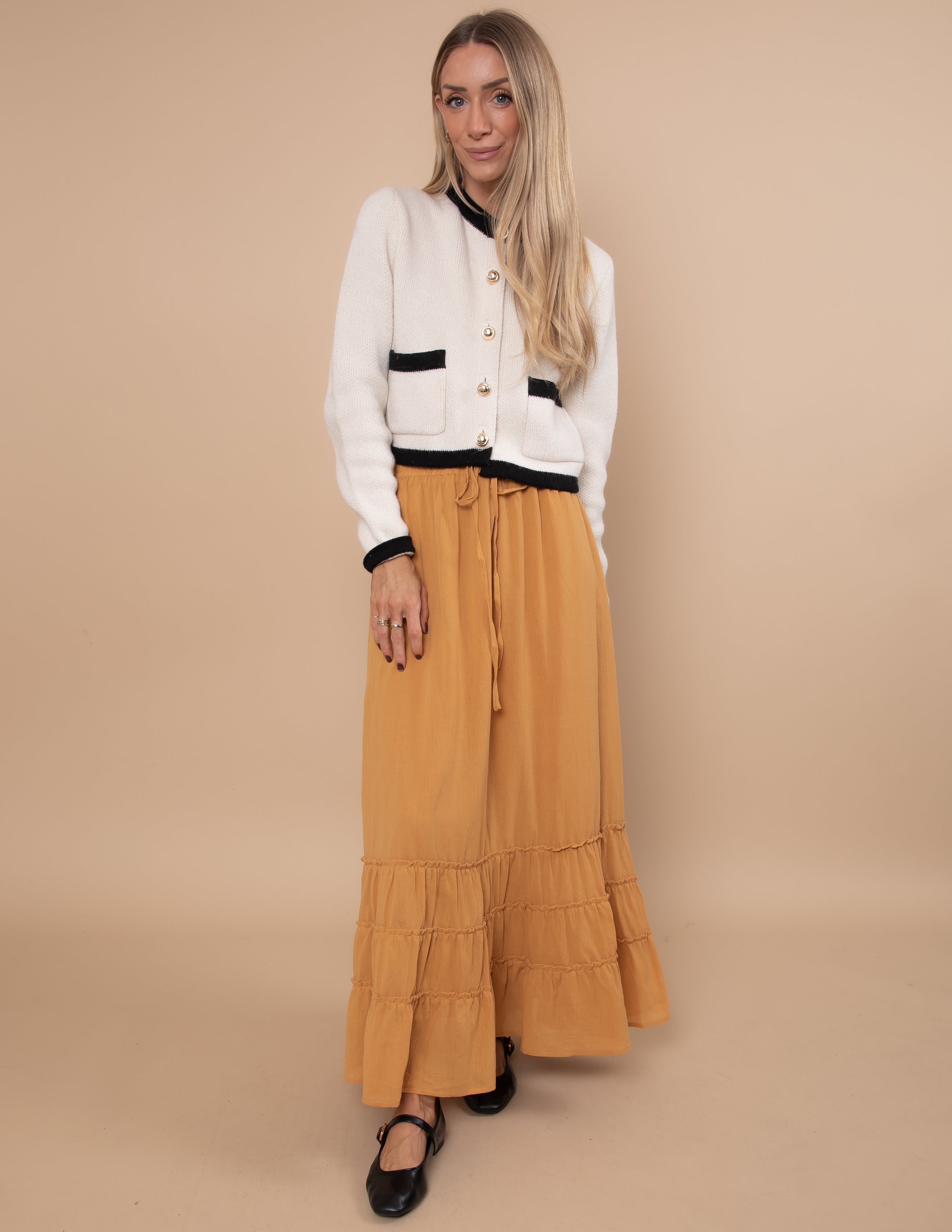 Golden Hour Tiered Skirt