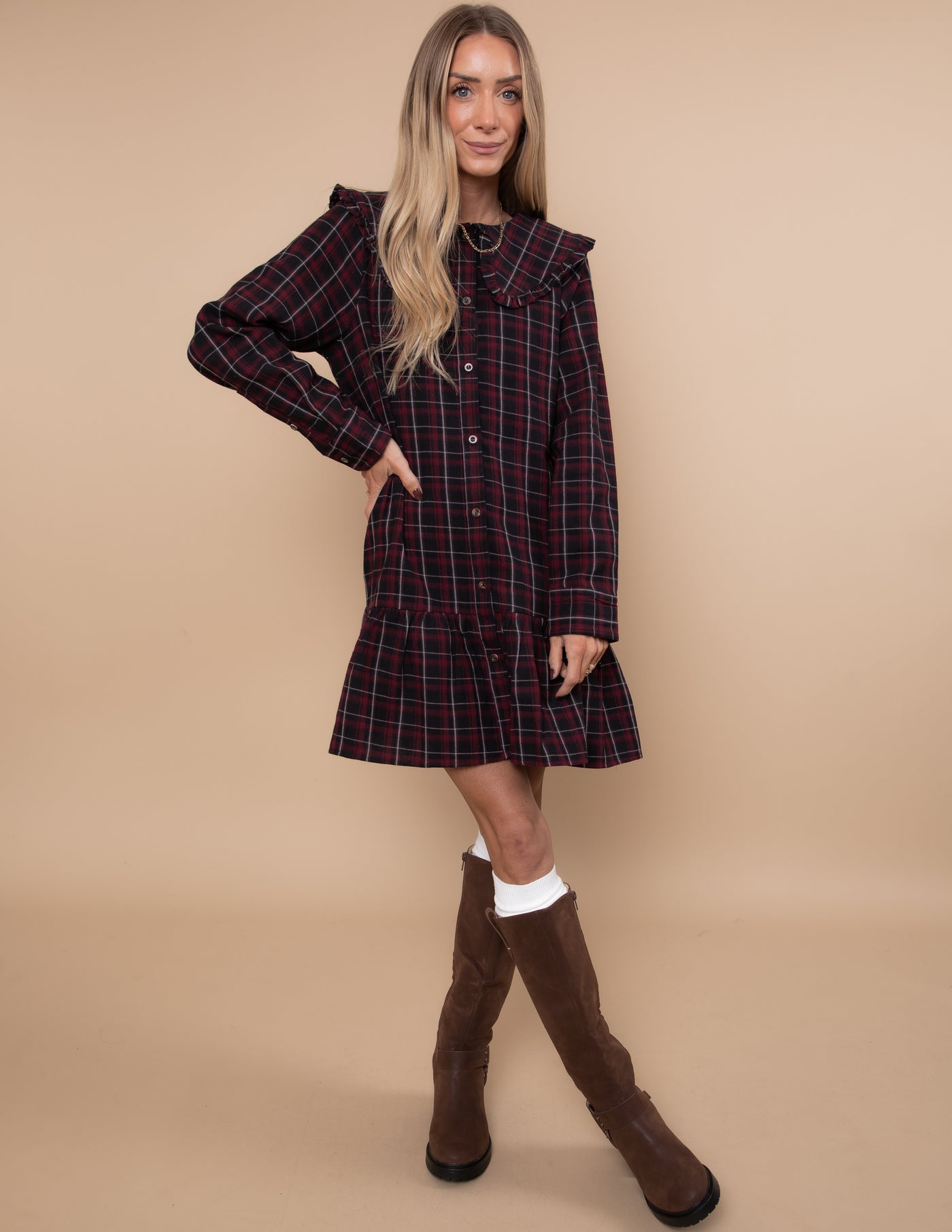 Leanne Moto Knee High Boots
