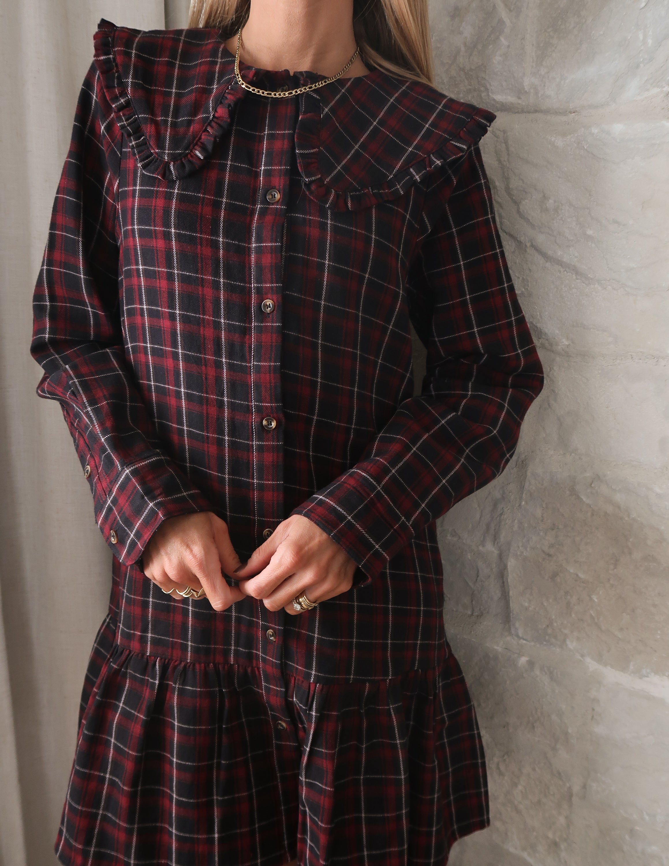 London Prep Plaid Mini Dress