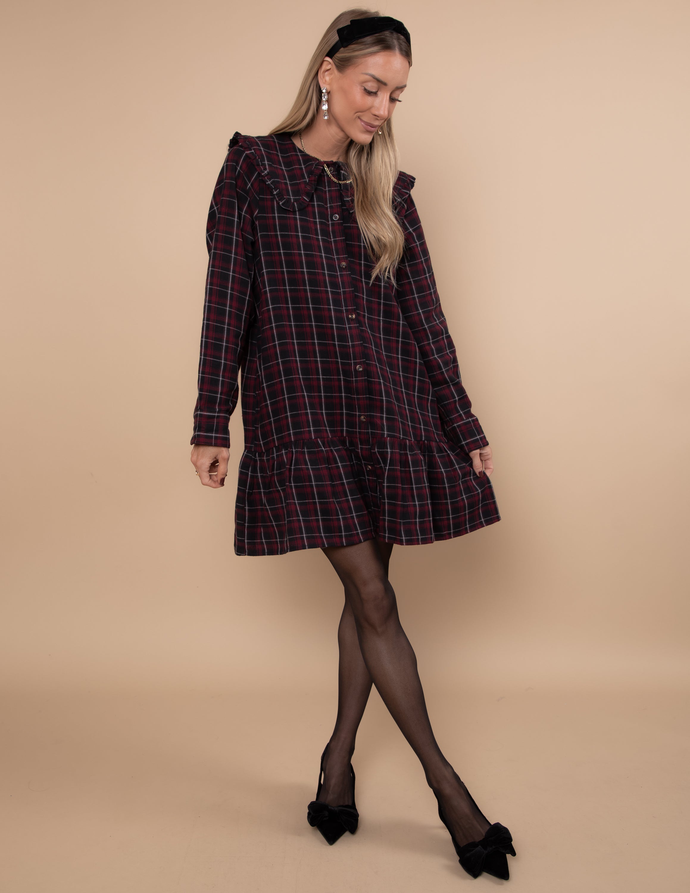 London Prep Plaid Mini Dress
