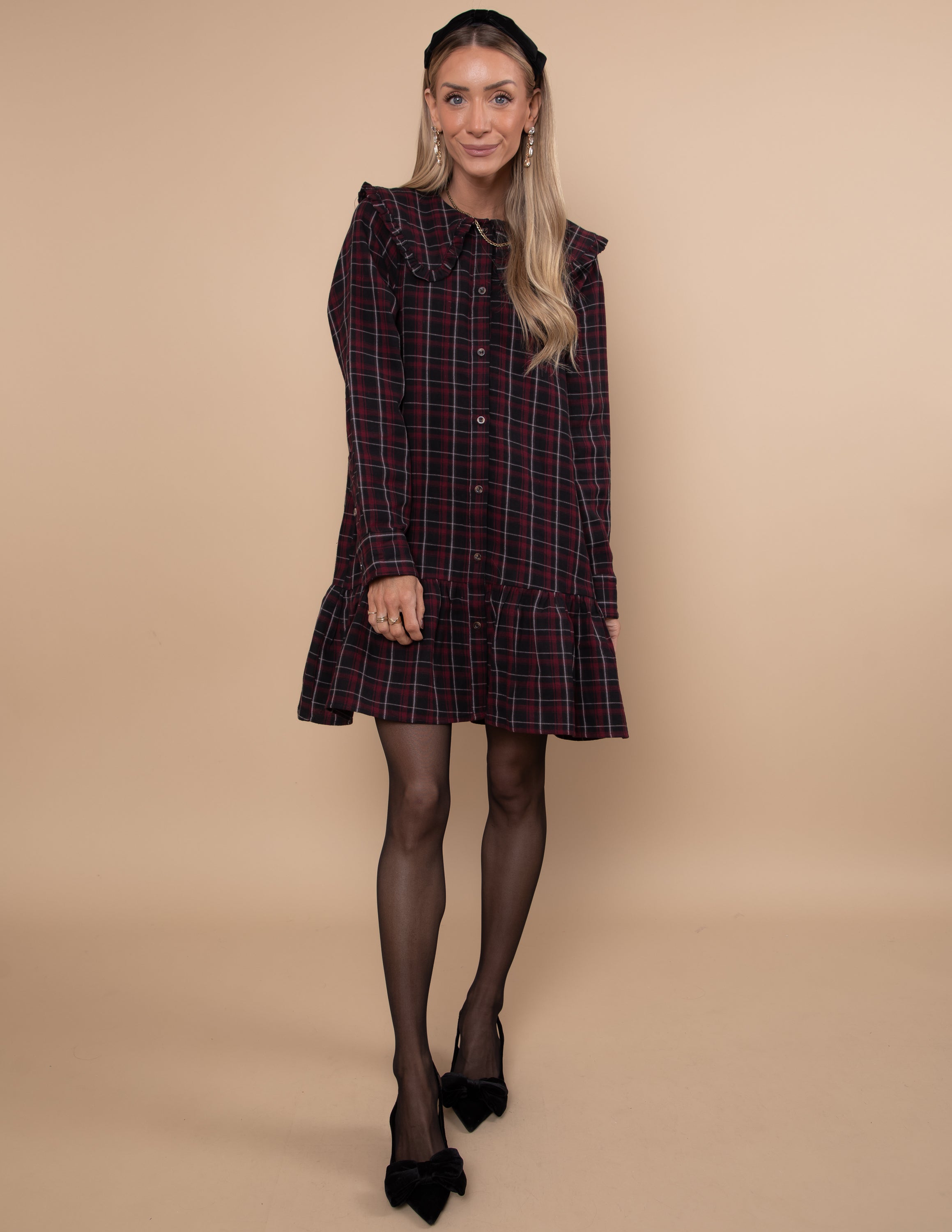 London Prep Plaid Mini Dress