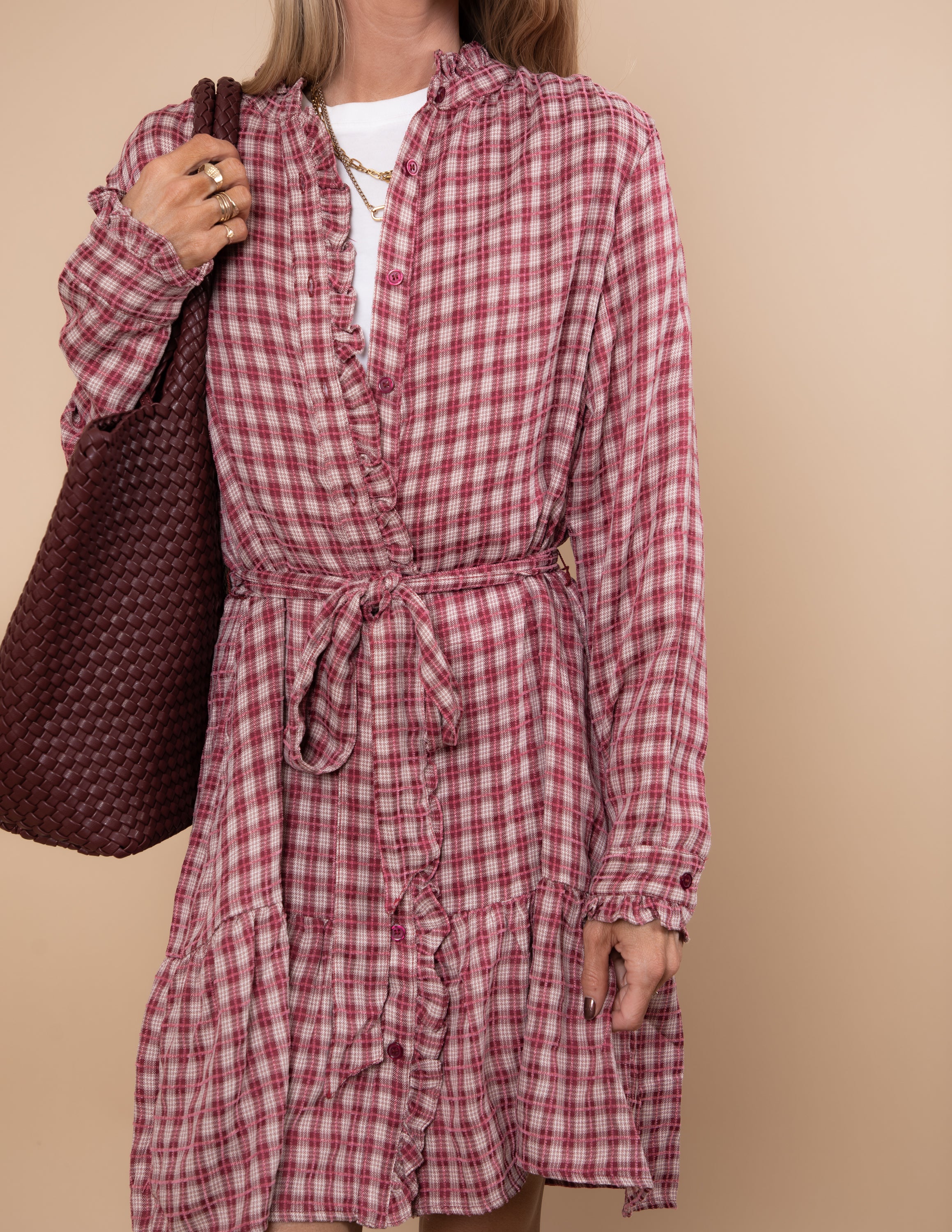 Elodie Gingham Dress