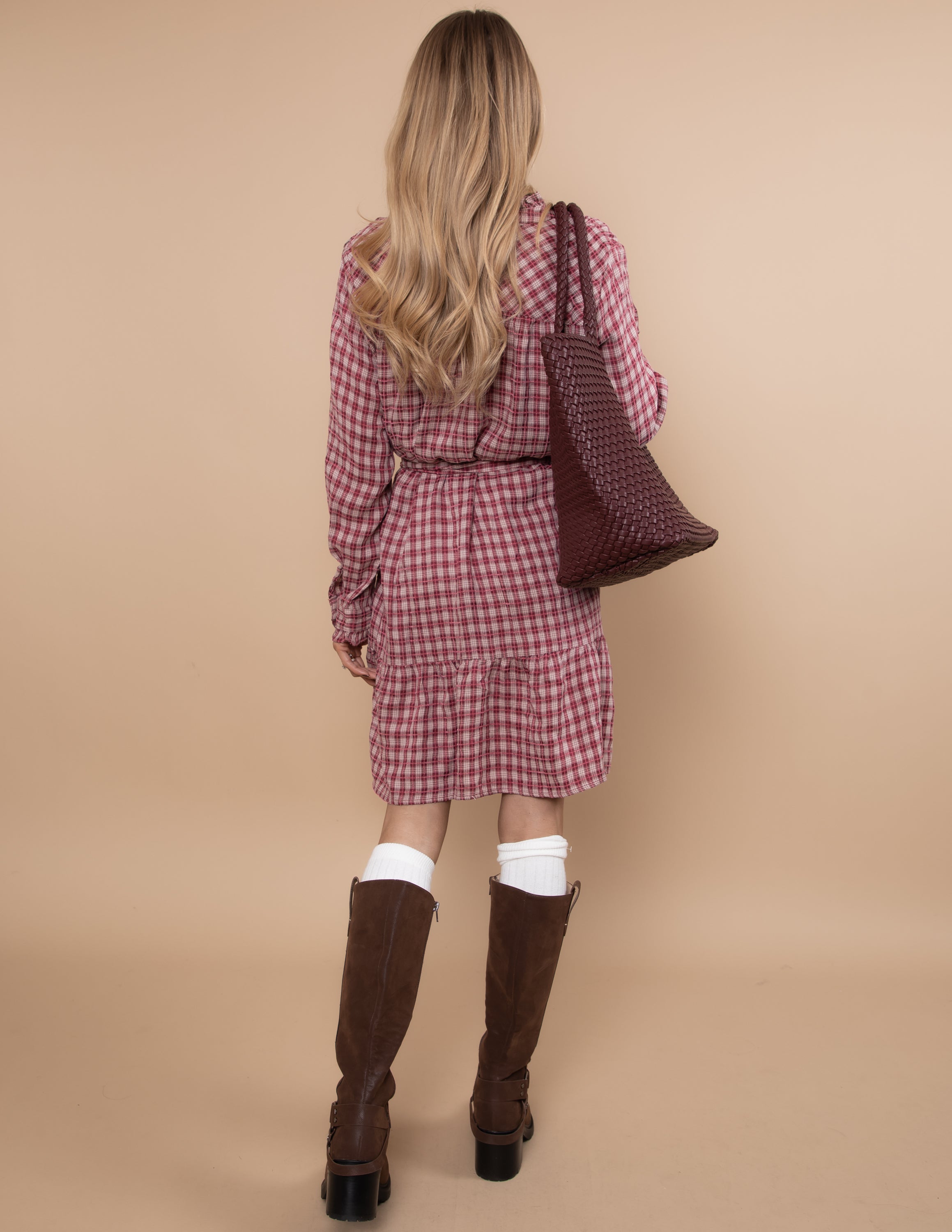 Elodie Gingham Dress