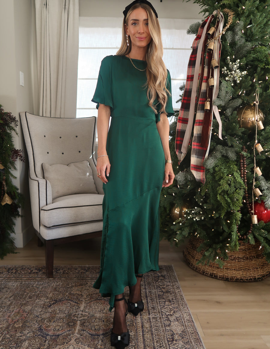 Genevieve Flutter Sleeve Dress Pre-Order