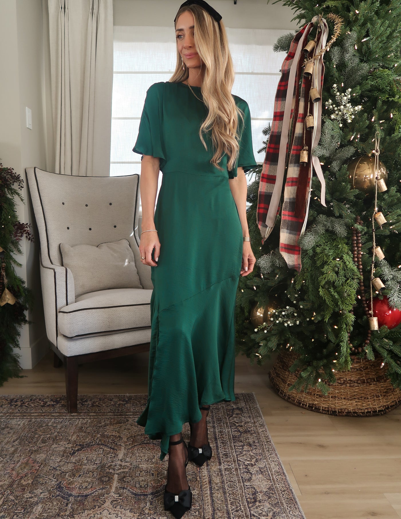 Genevieve Flutter Sleeve Dress Pre-Order