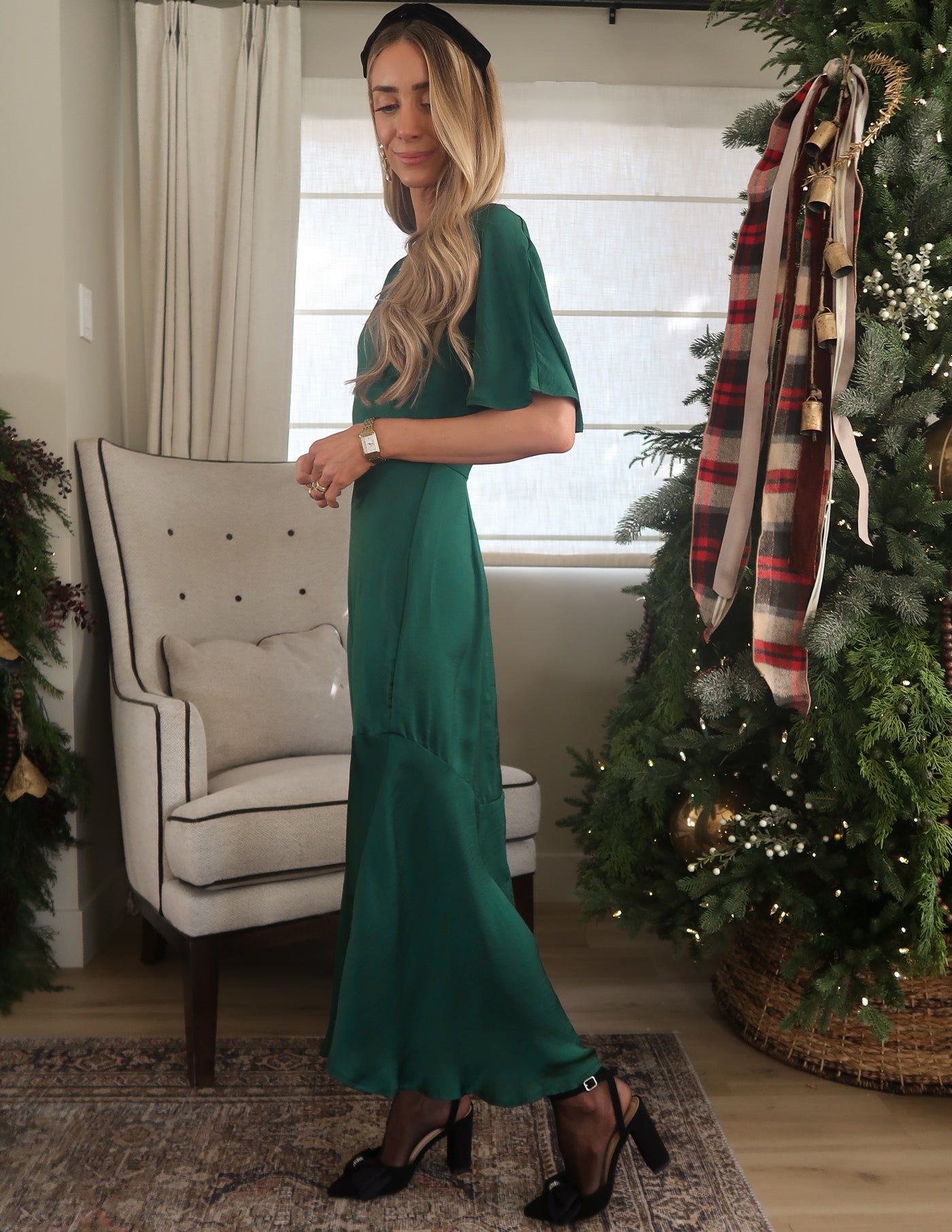 Genevieve Flutter Sleeve Dress Pre-Order