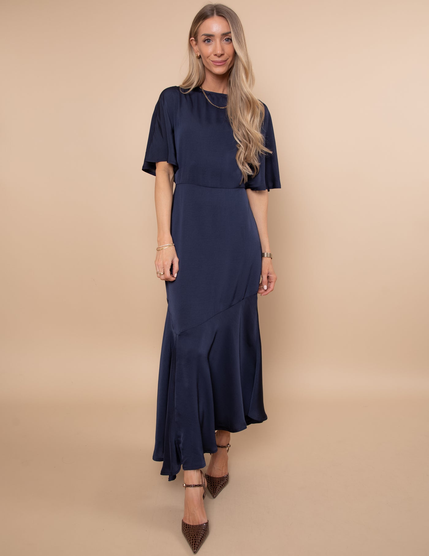 Genevieve Flutter Sleeve Dress Pre-Order