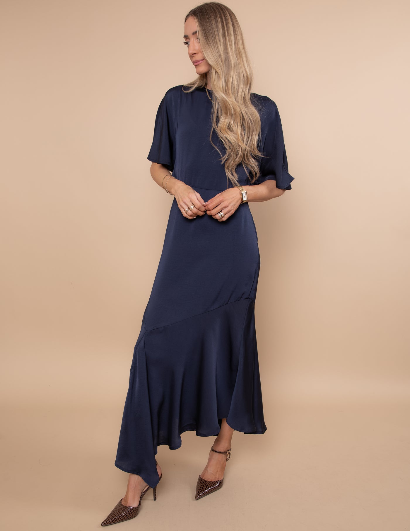 Genevieve Flutter Sleeve Dress Pre-Order
