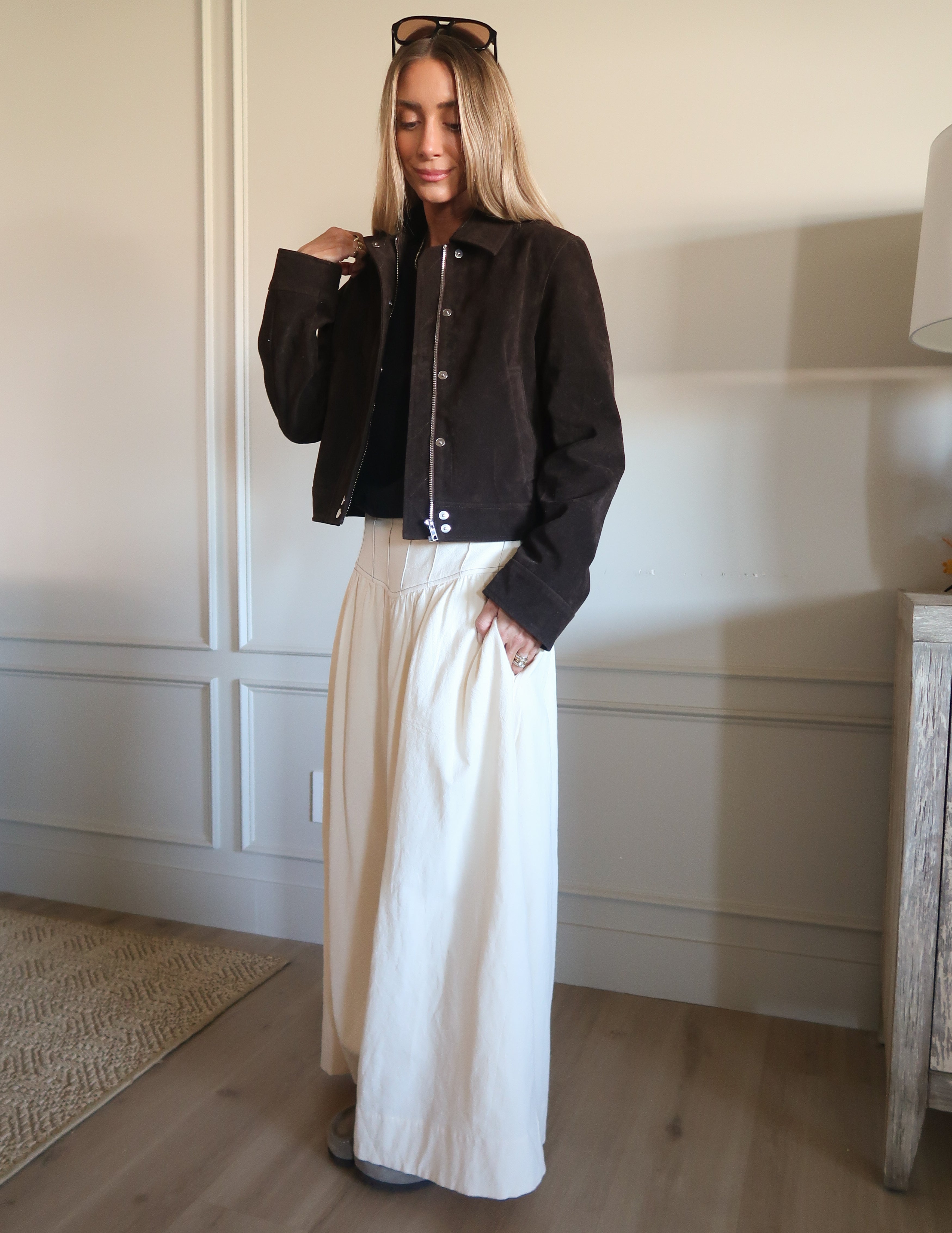 Soft Suede Moto Jacket