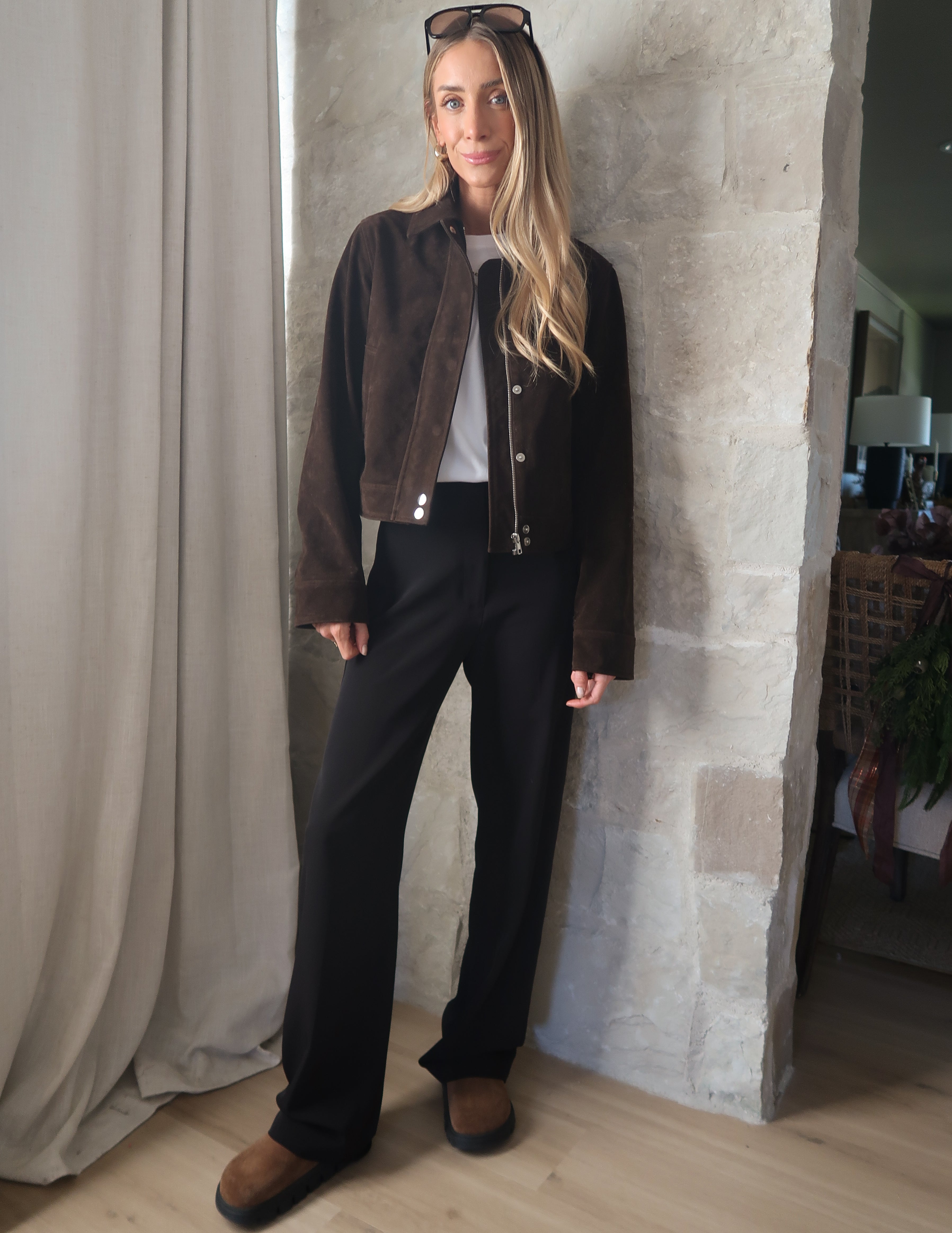 Soft Suede Moto Jacket