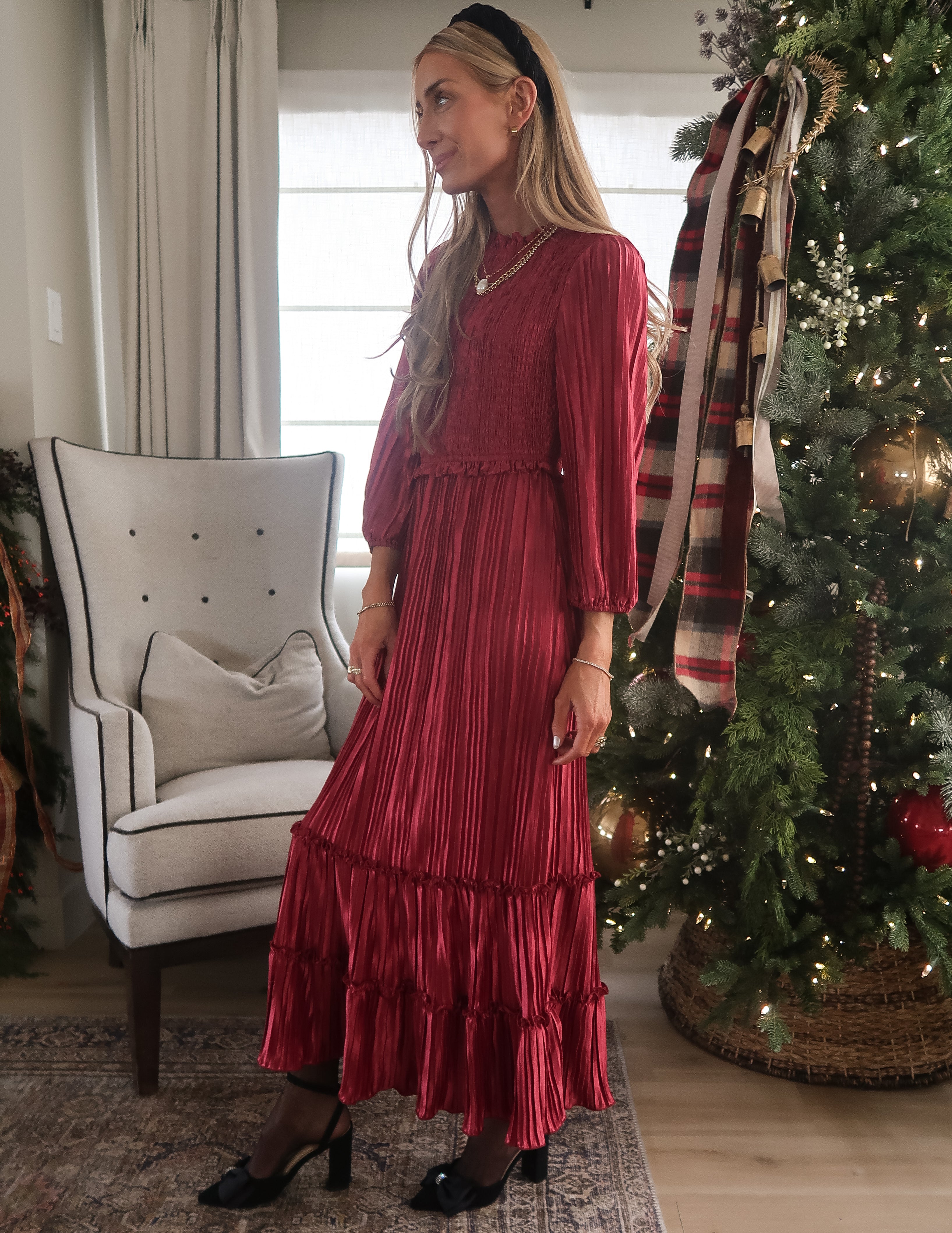 Holly Pleated Dress
