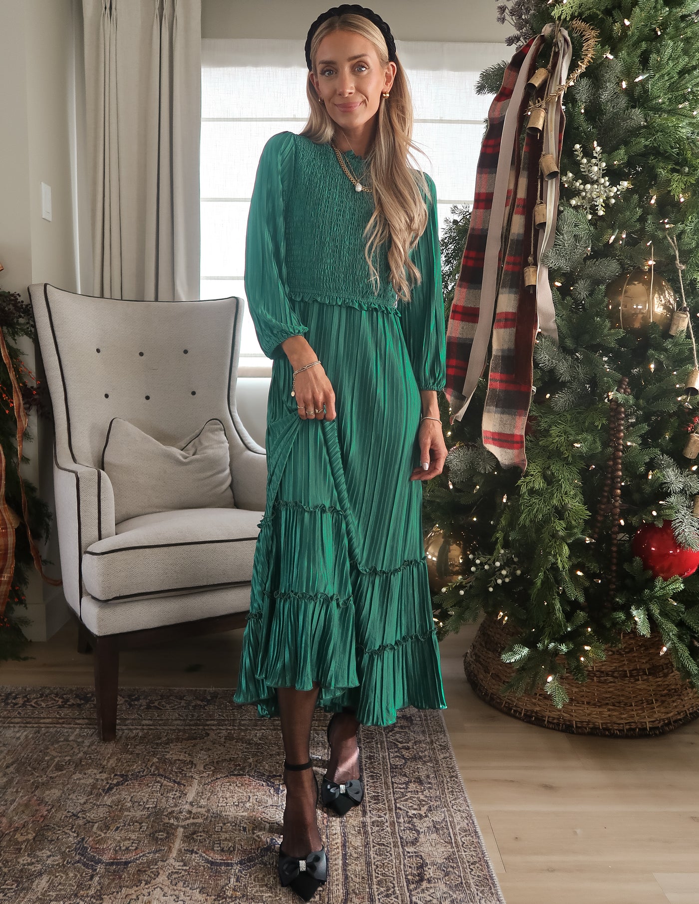 Holly Pleated Dress