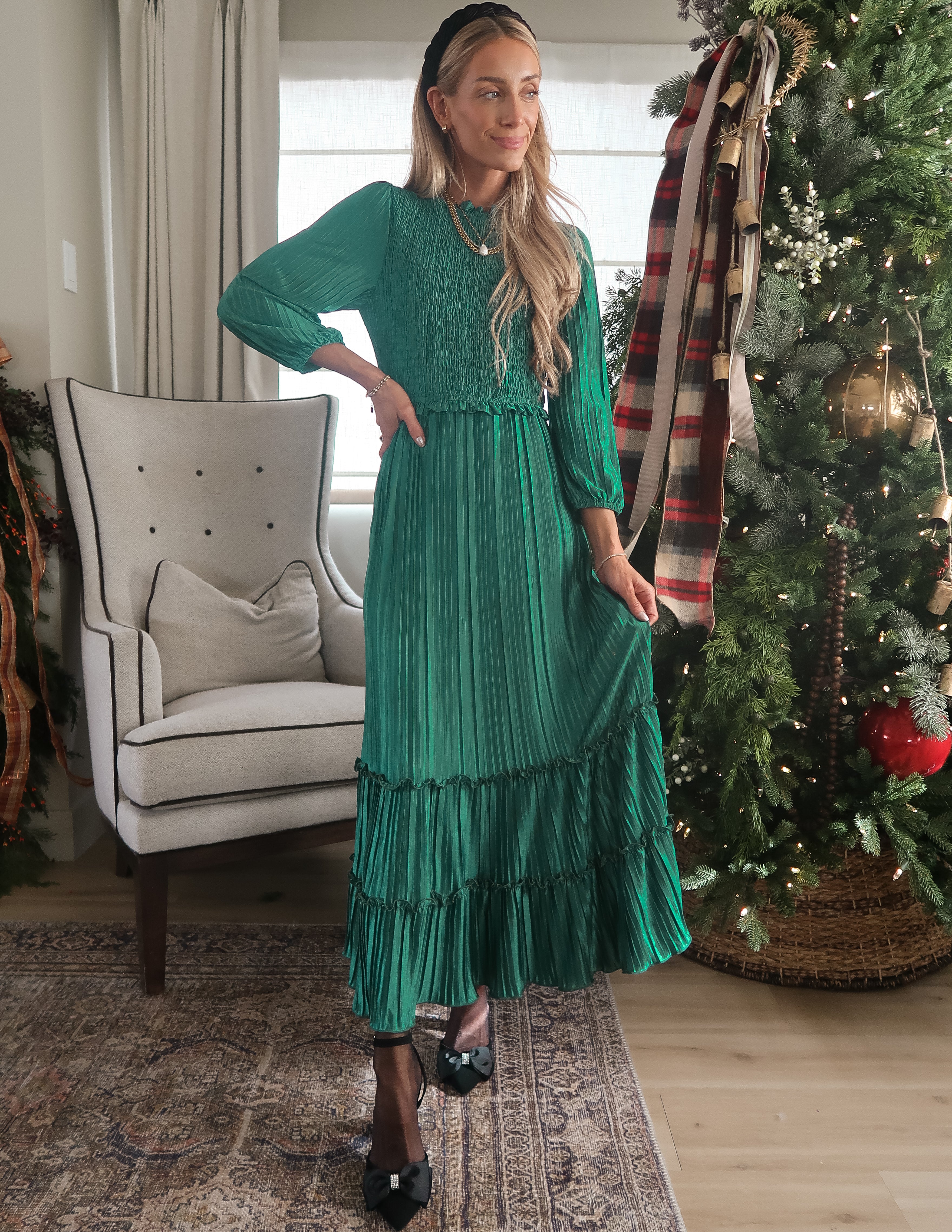Holly Pleated Dress