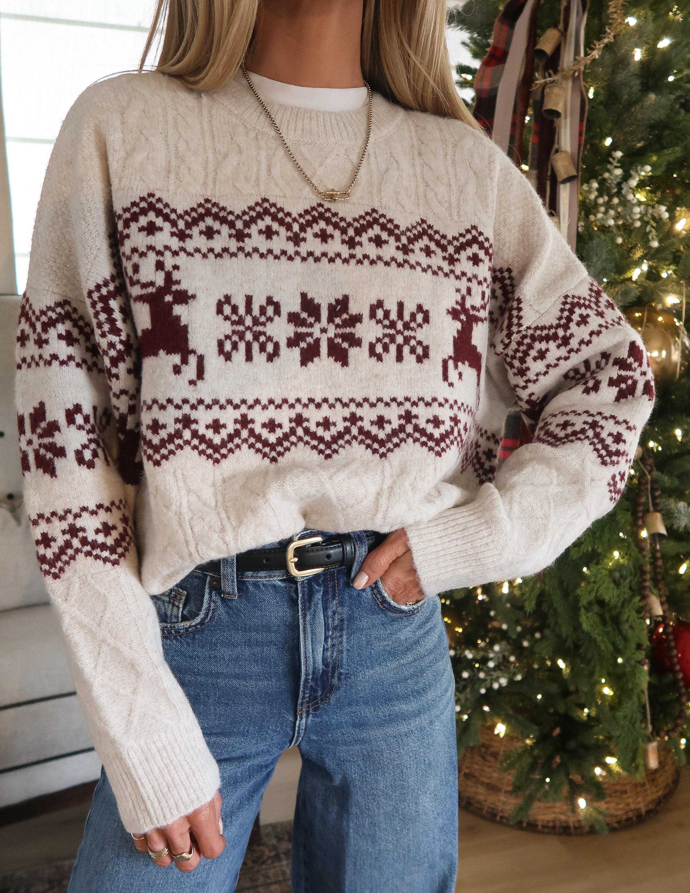 Reindeer Wishes Sweater