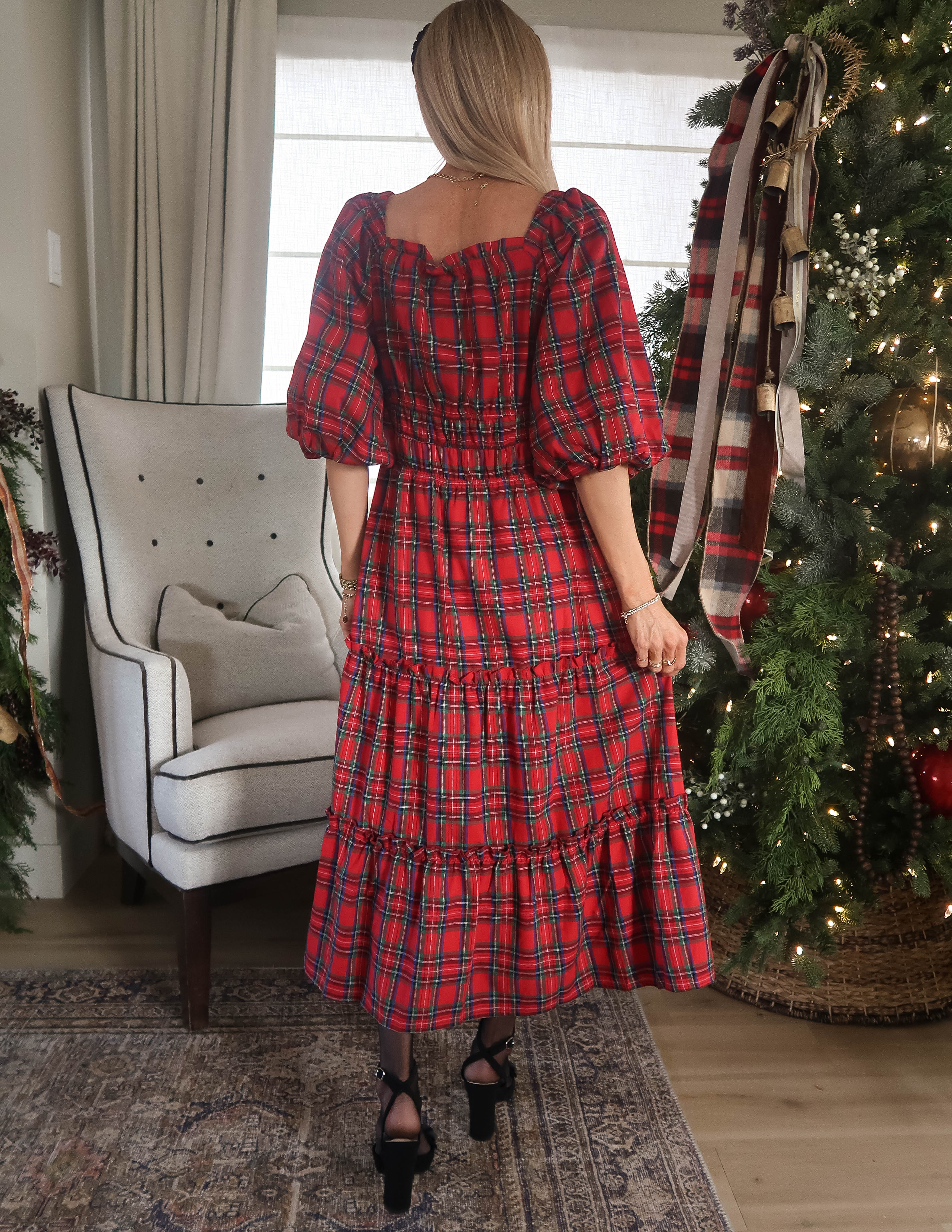 Highland Harvest Plaid Dress