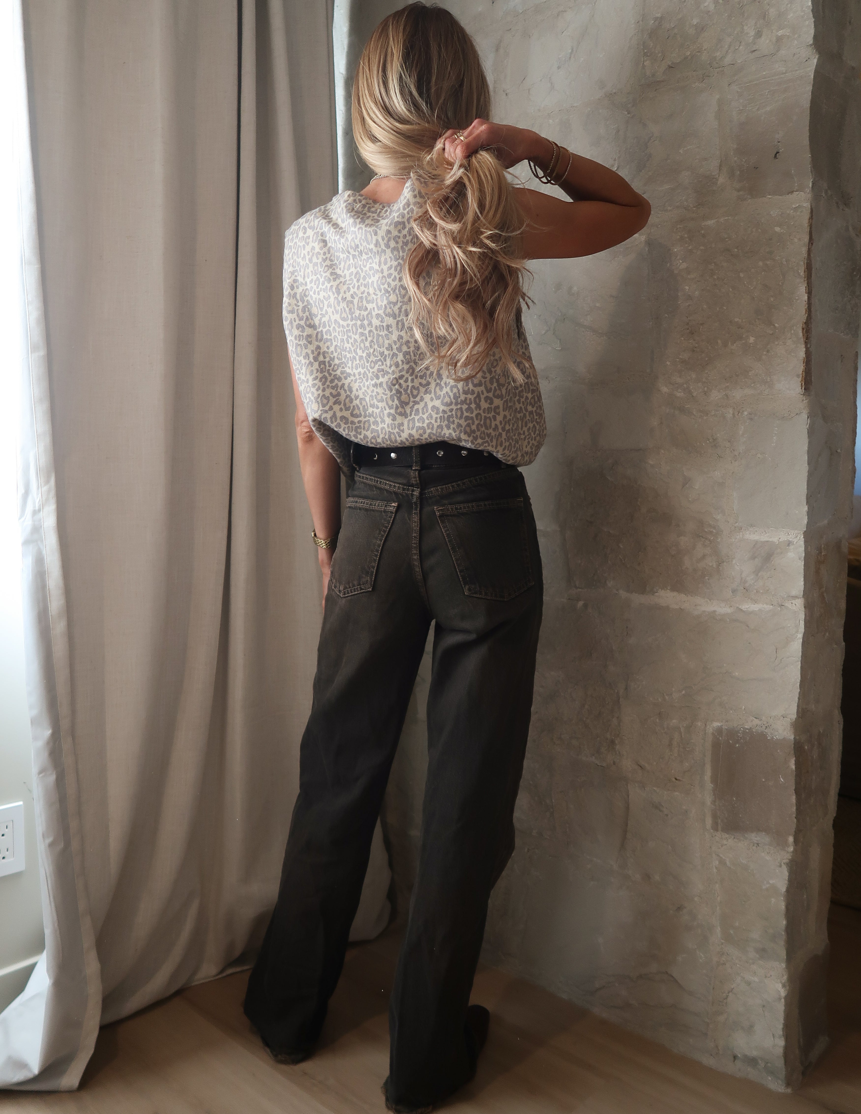 Leopard Luxe Button Up