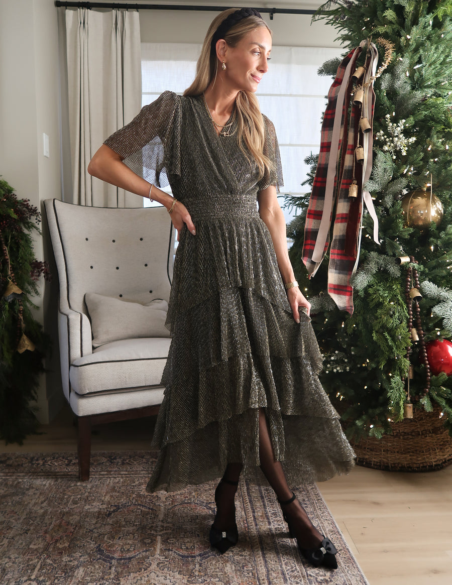 Meteor Shower Tiered Dress