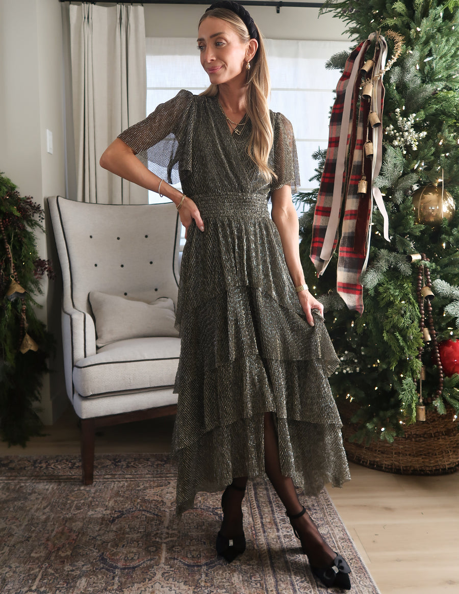 Meteor Shower Tiered Dress