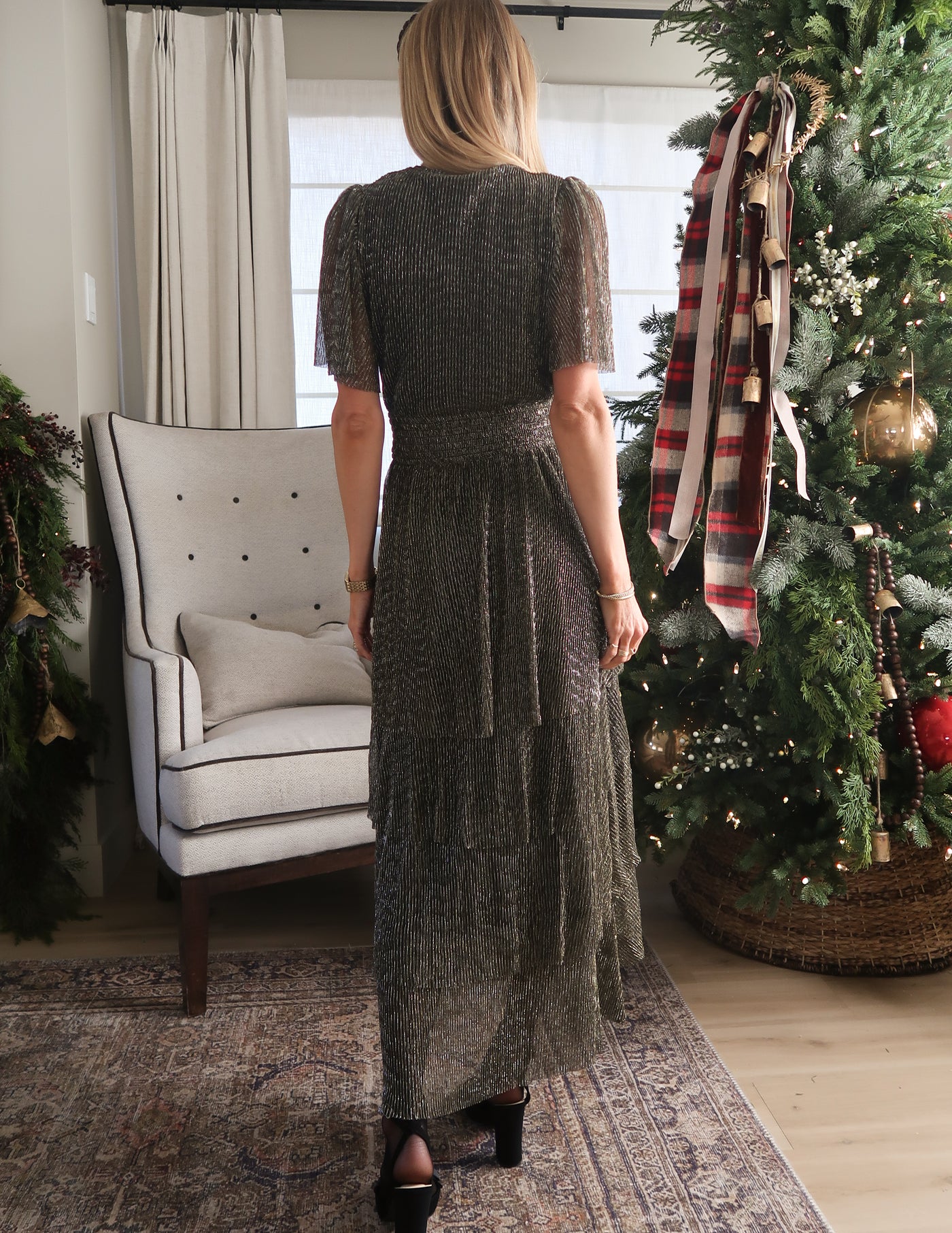 Meteor Shower Tiered Dress