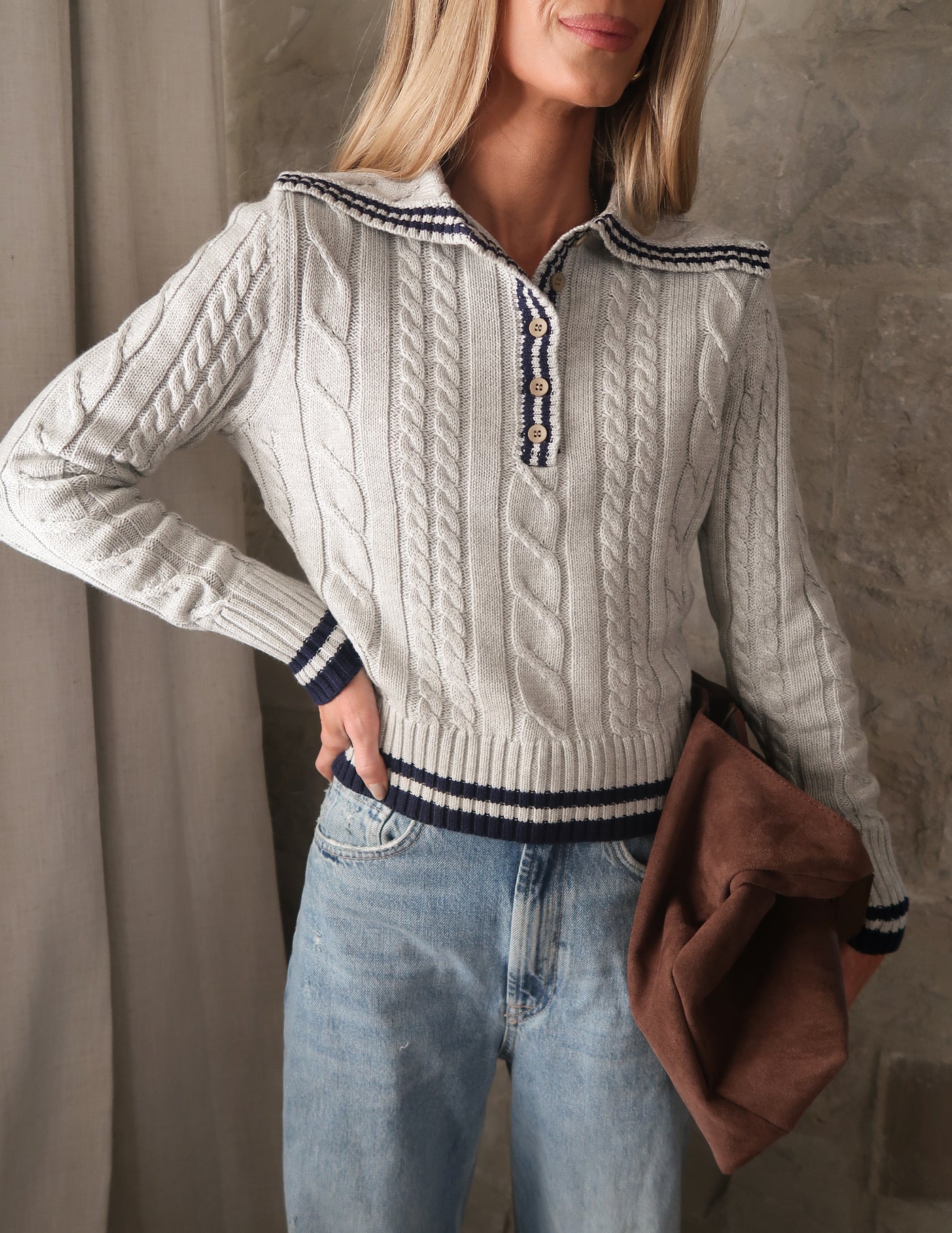 Nautical Charm Knit Sweater
