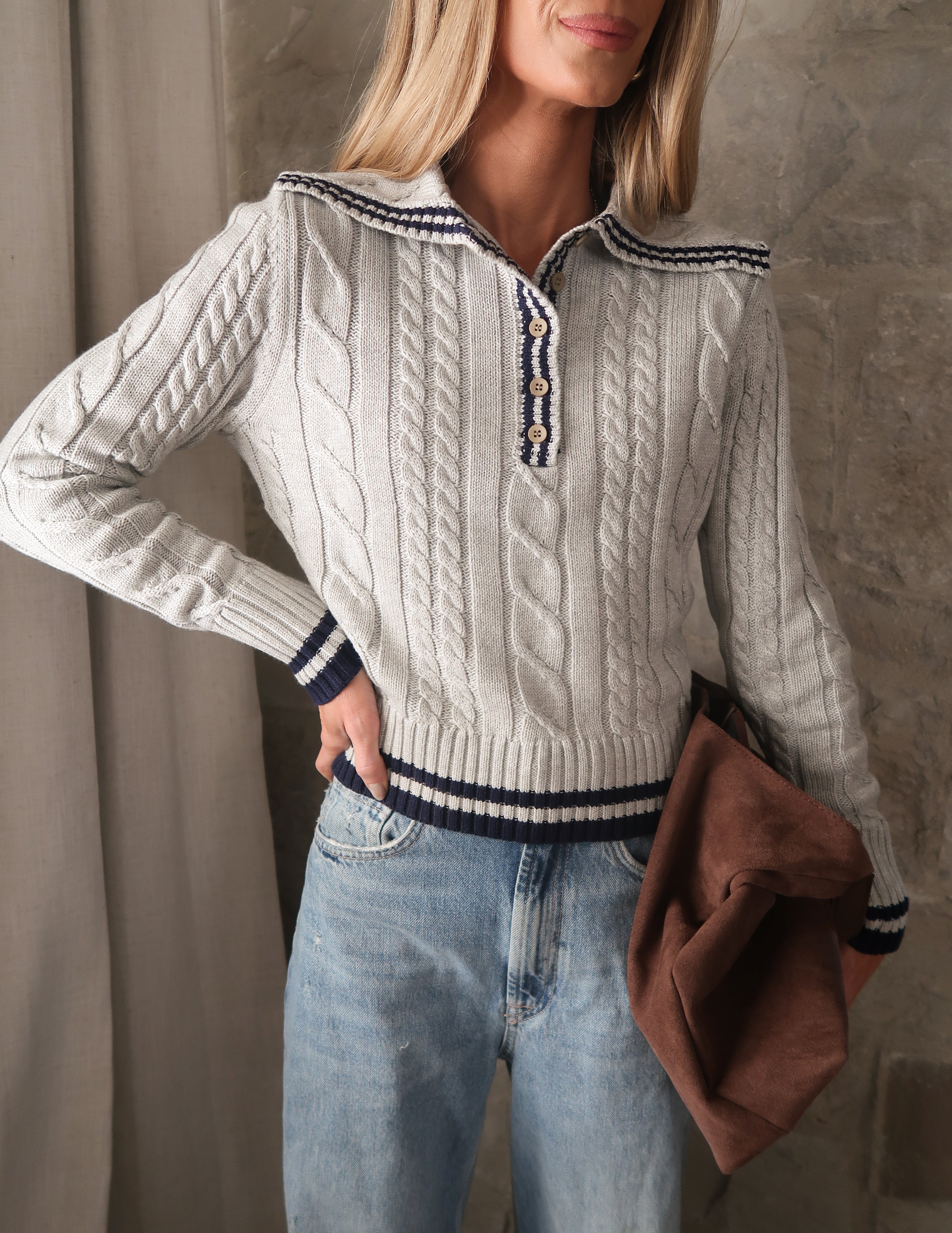 Nautical Charm Knit Sweater