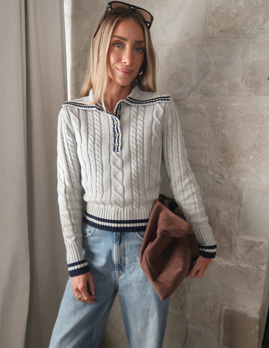 Nautical Charm Knit Sweater