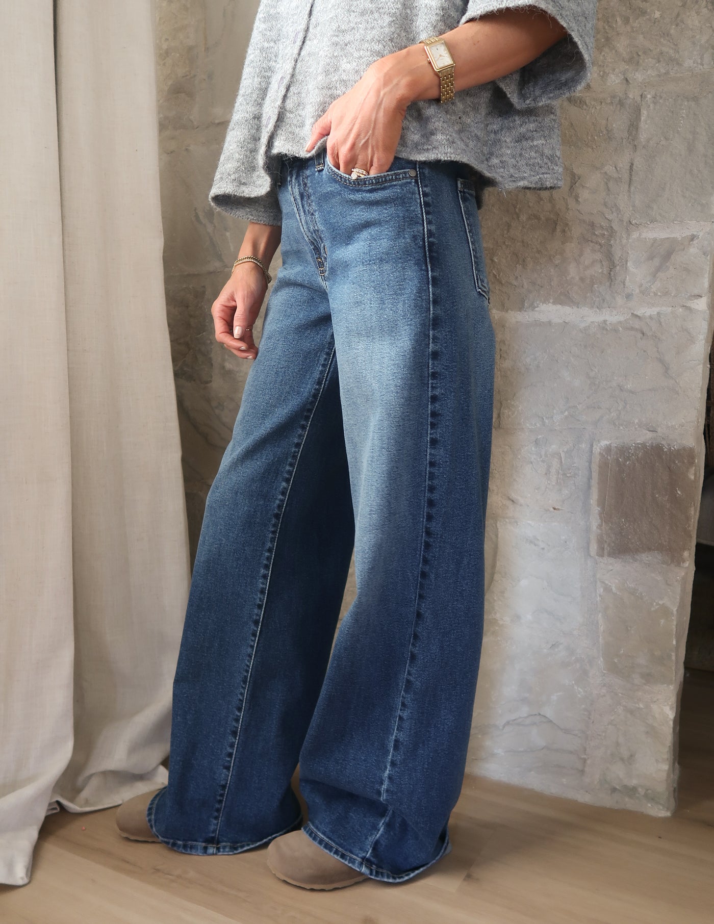 Verge Street Wide Denim