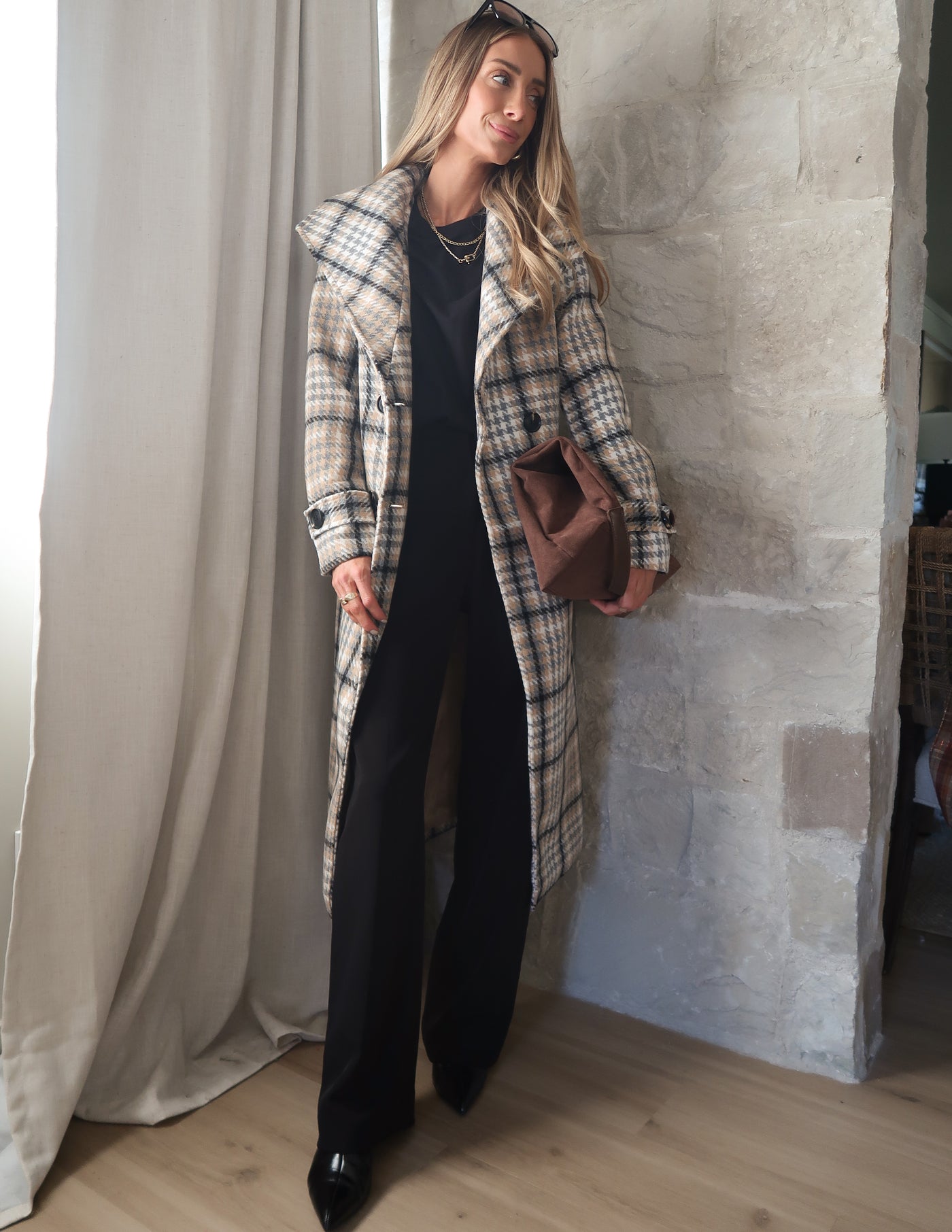 Windsor Check Overcoat