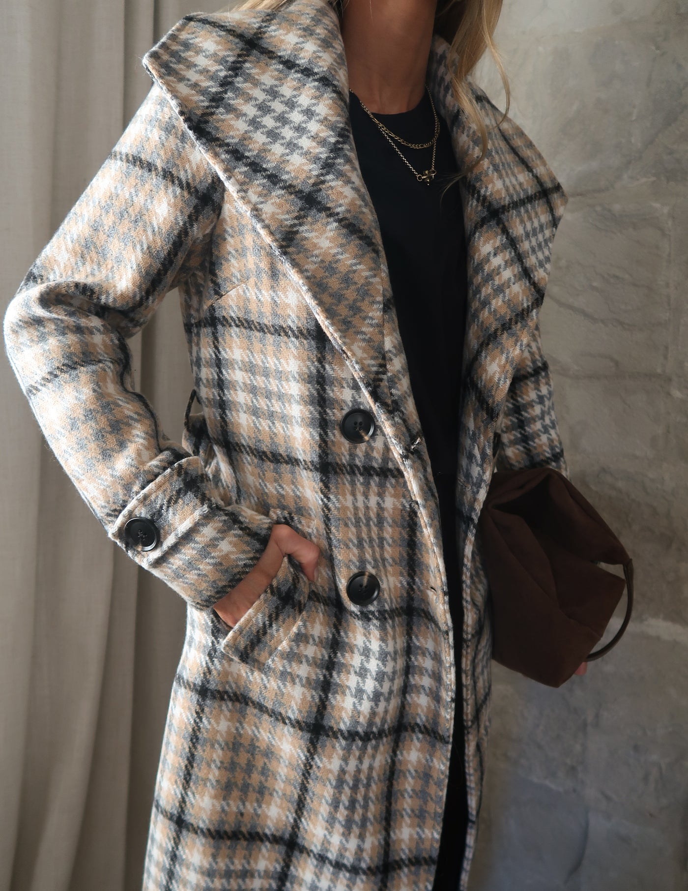 Windsor Check Overcoat