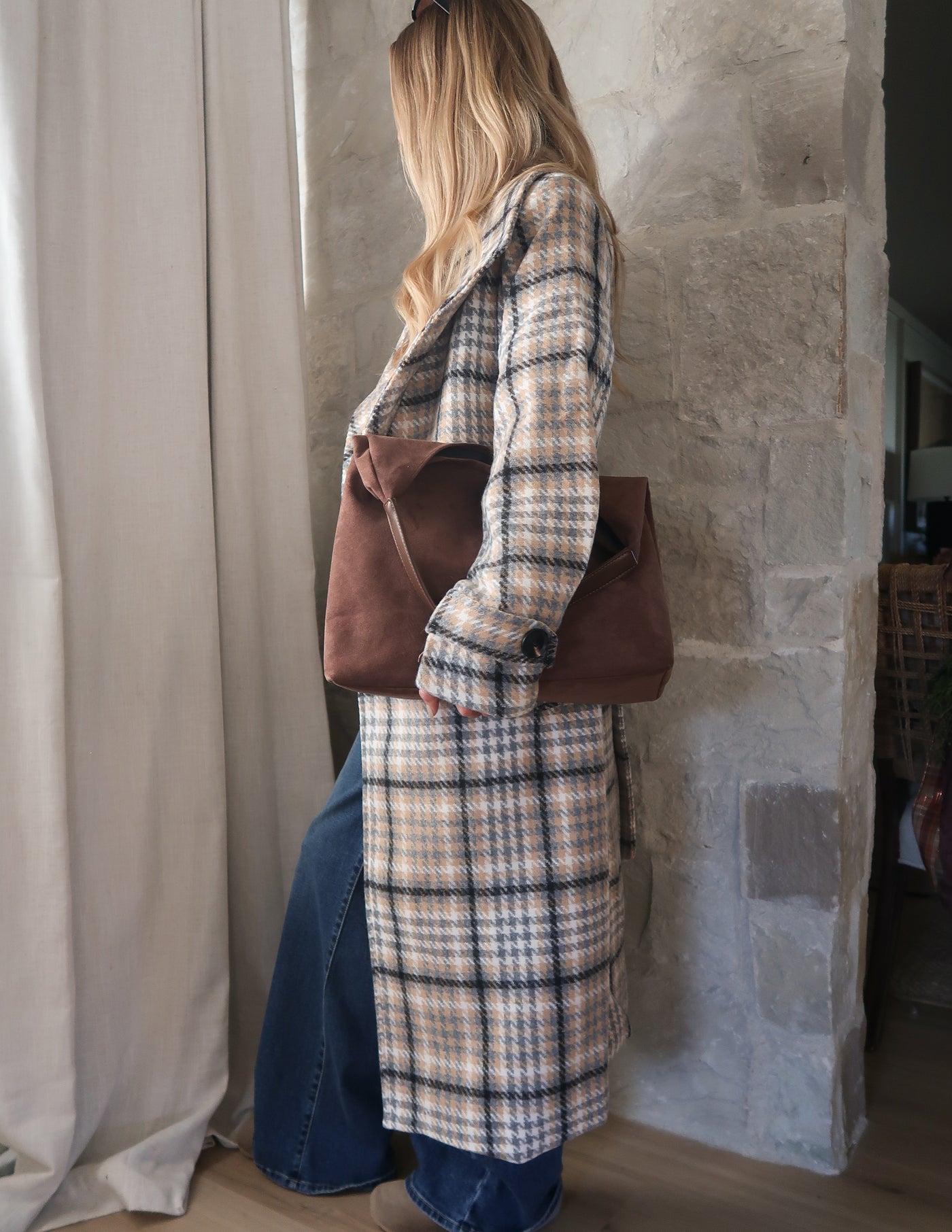 Windsor Check Overcoat