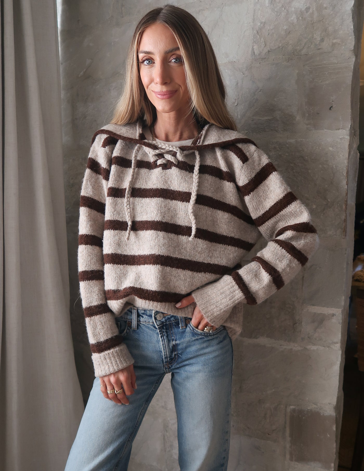 Bayview Striped Sweater