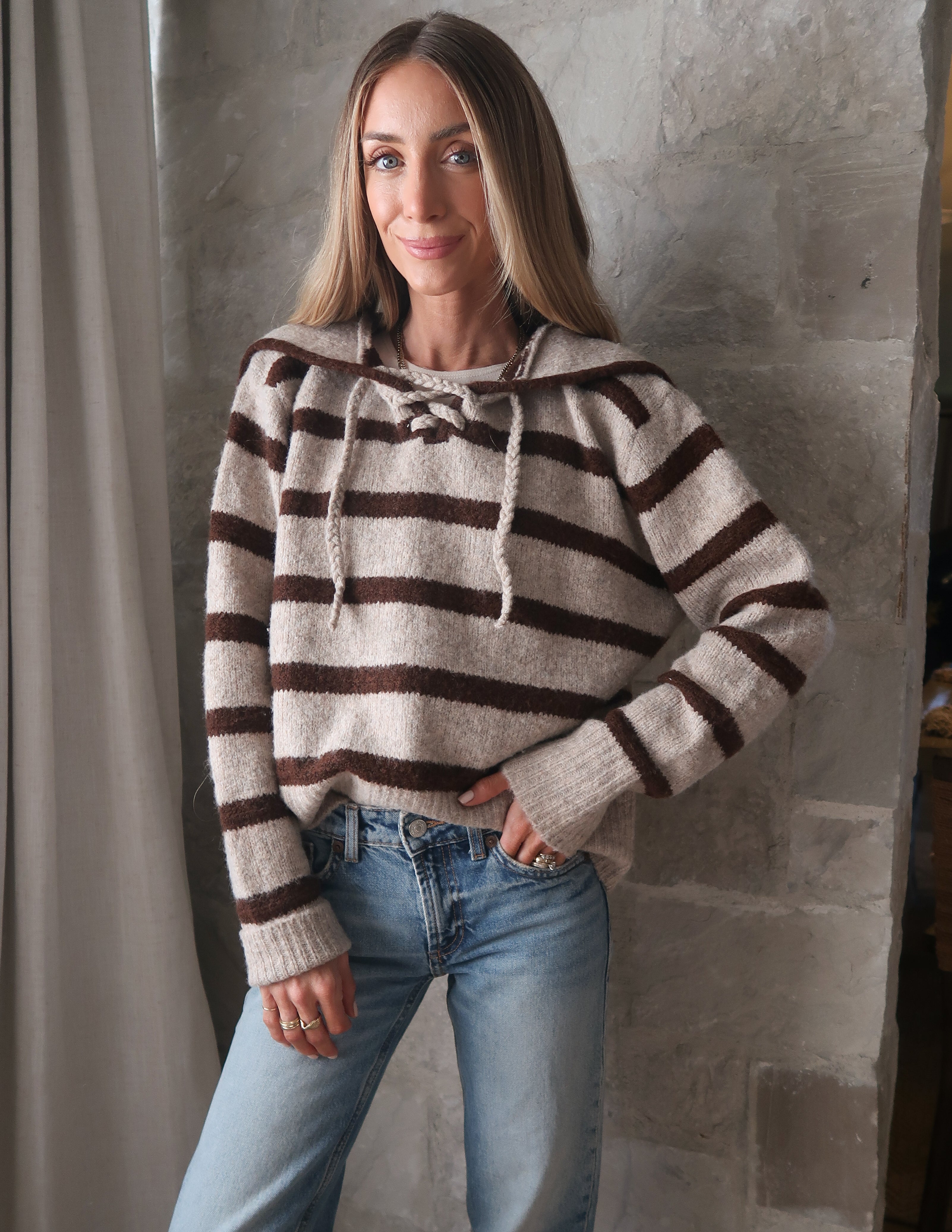 Bayview Striped Sweater
