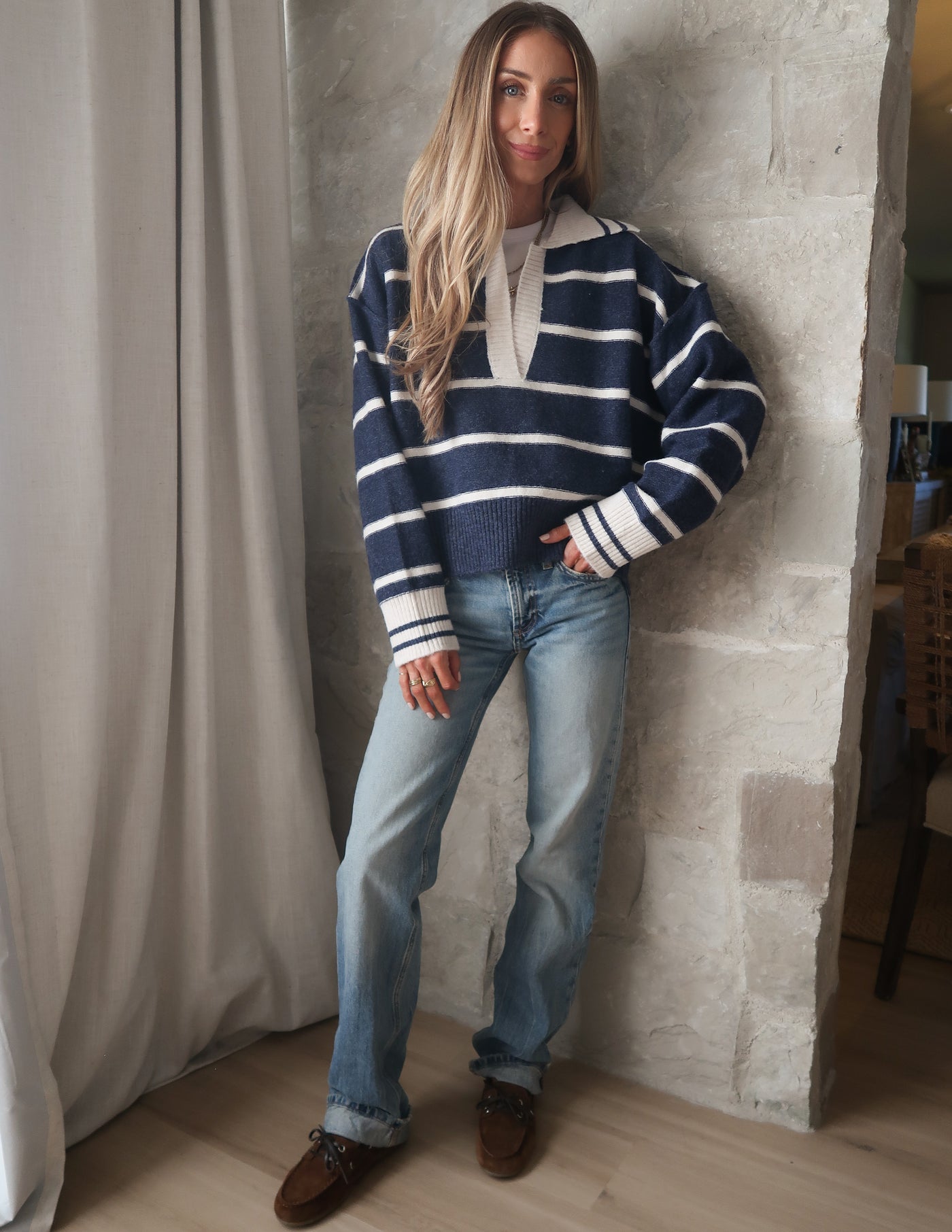 Marina Blue Soft Pullover