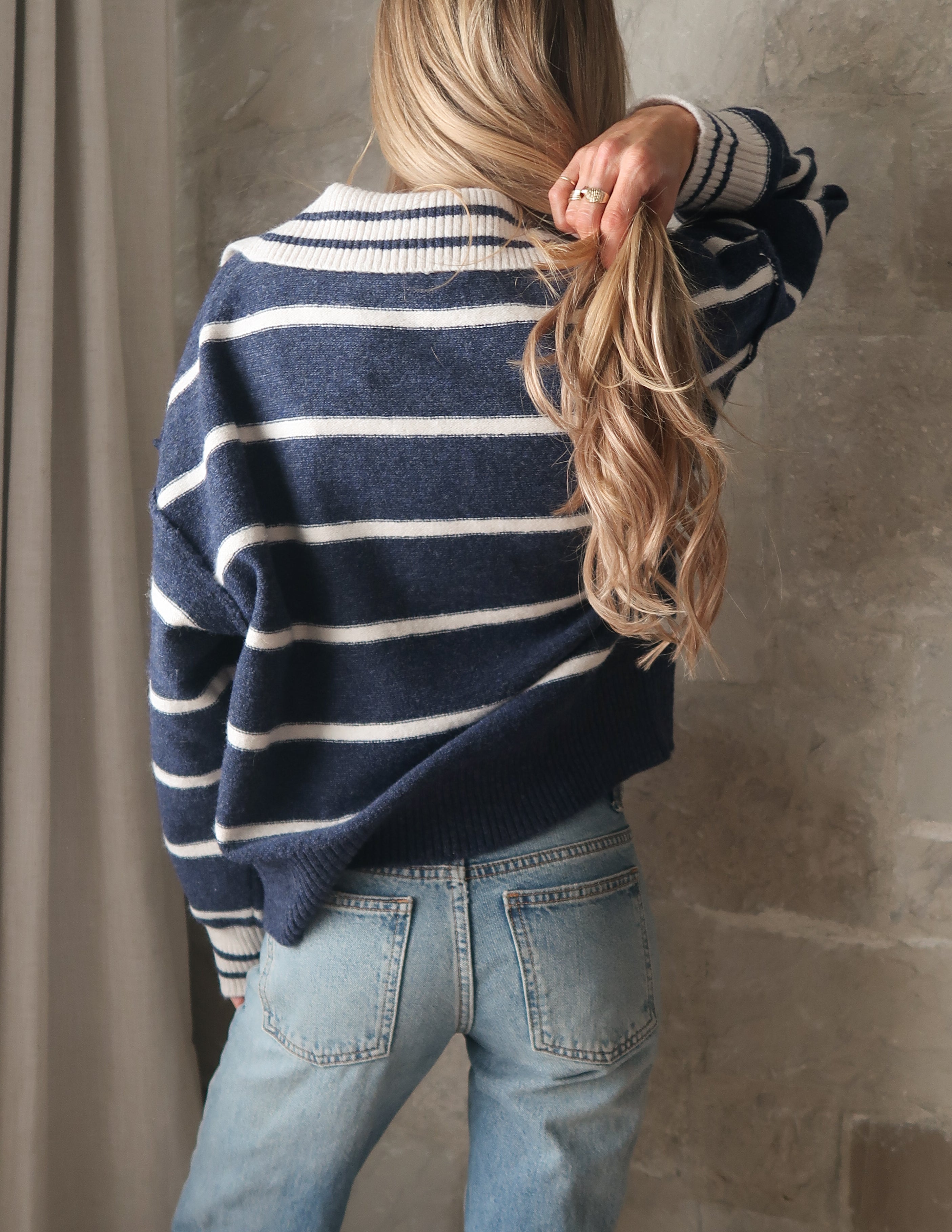 Marina Blue Soft Pullover