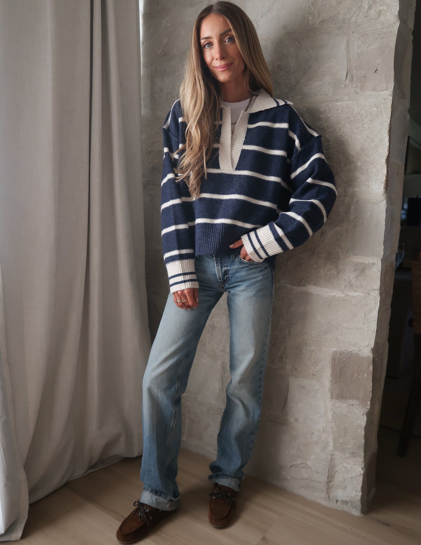 Marina Blue Soft Pullover
