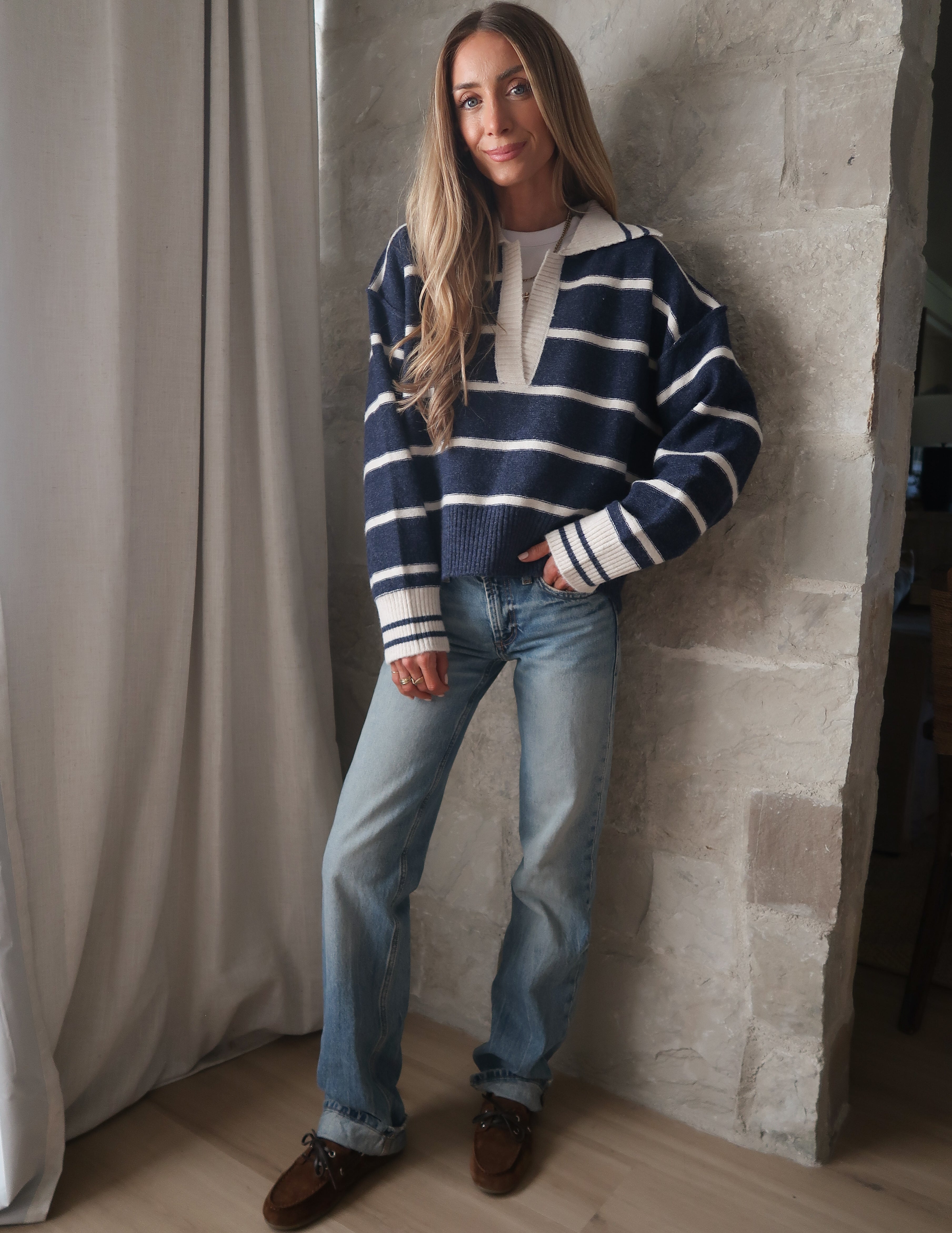 Marina Blue Soft Pullover