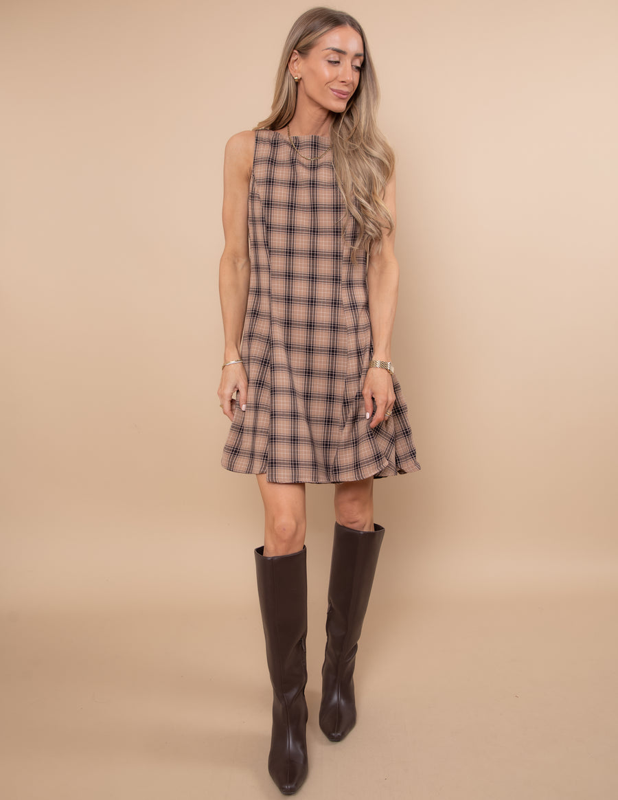 Anneliese Swing Plaid Dress