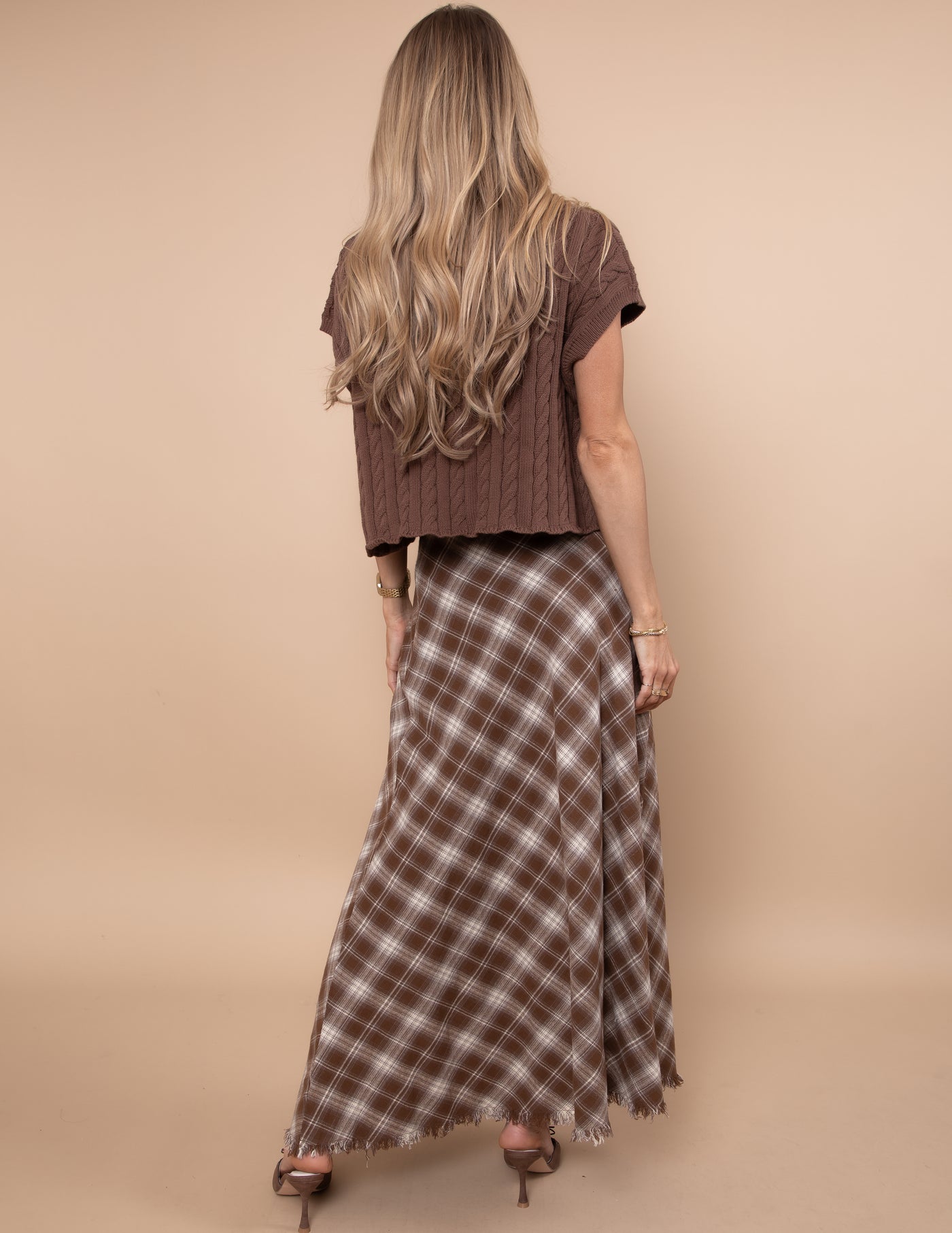 Autumn Grace Plaid Skirt