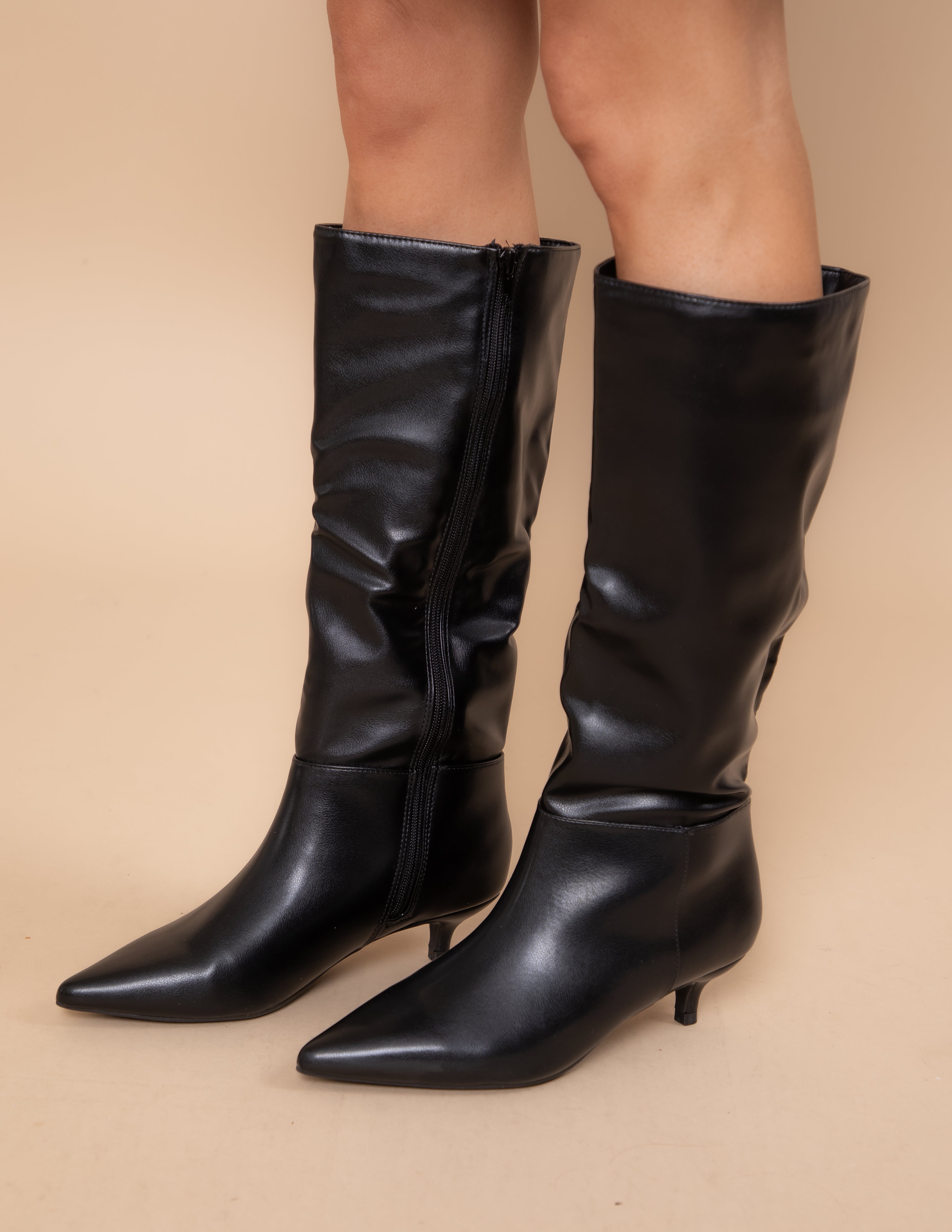 Soiree Kitten Heel Boots