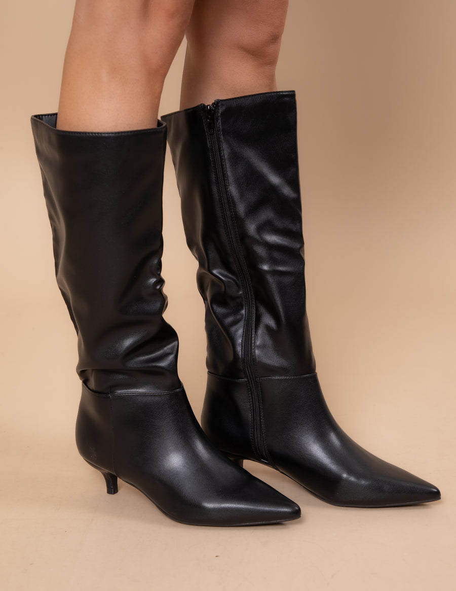 Soiree Kitten Heel Boots