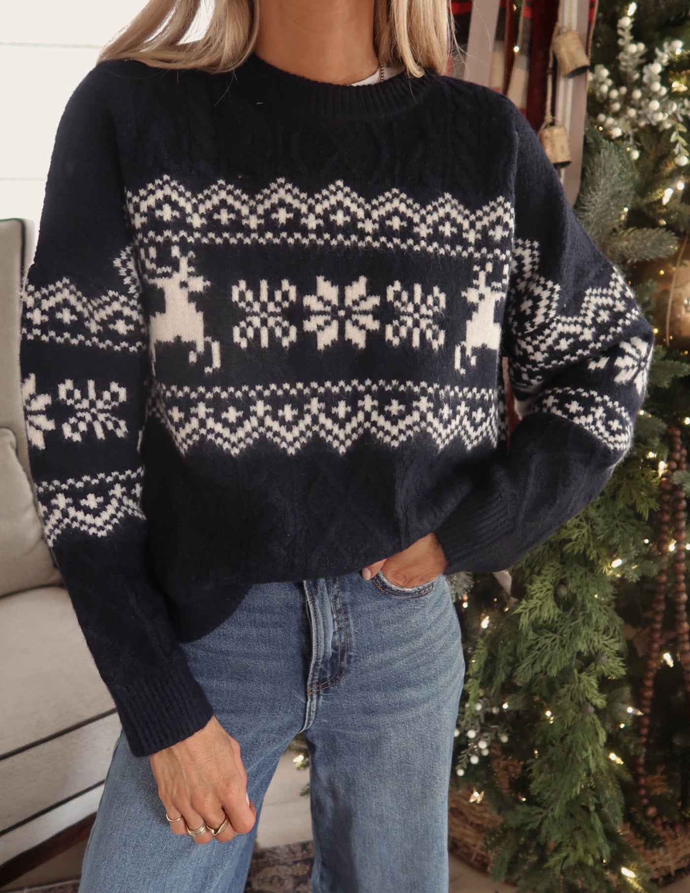 Nordic Nights Cable Pullover