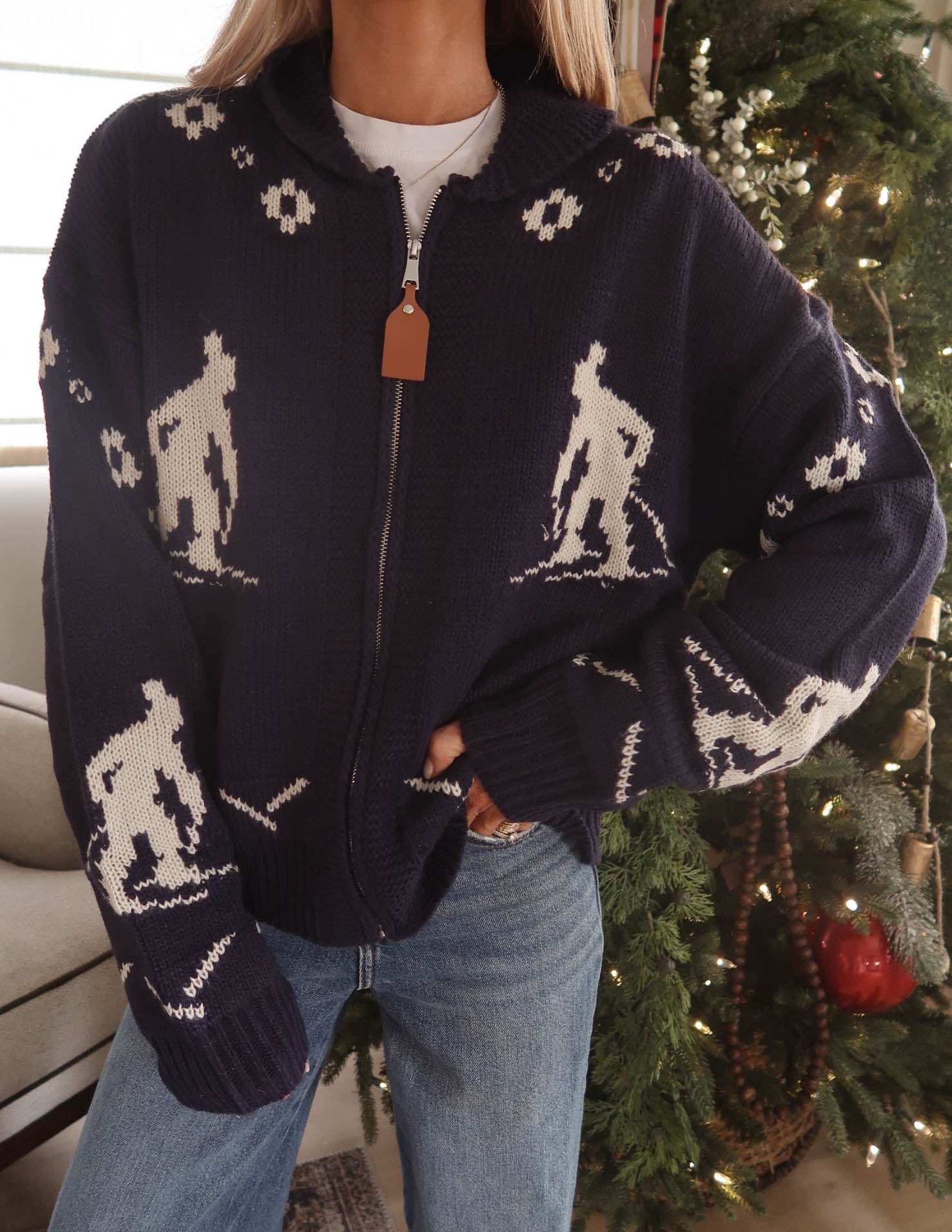 Starlit Slopes Knit Cardigan