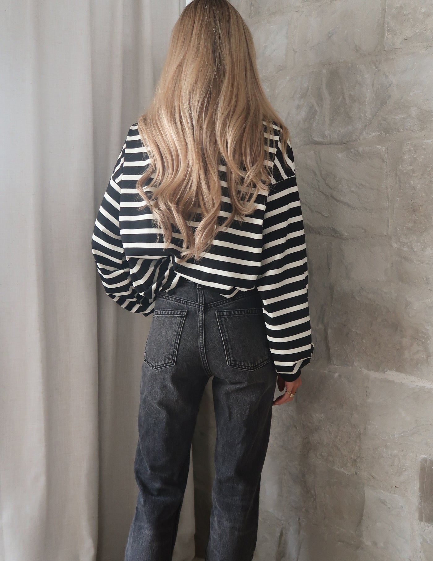 Parker Striped Rugby Polo