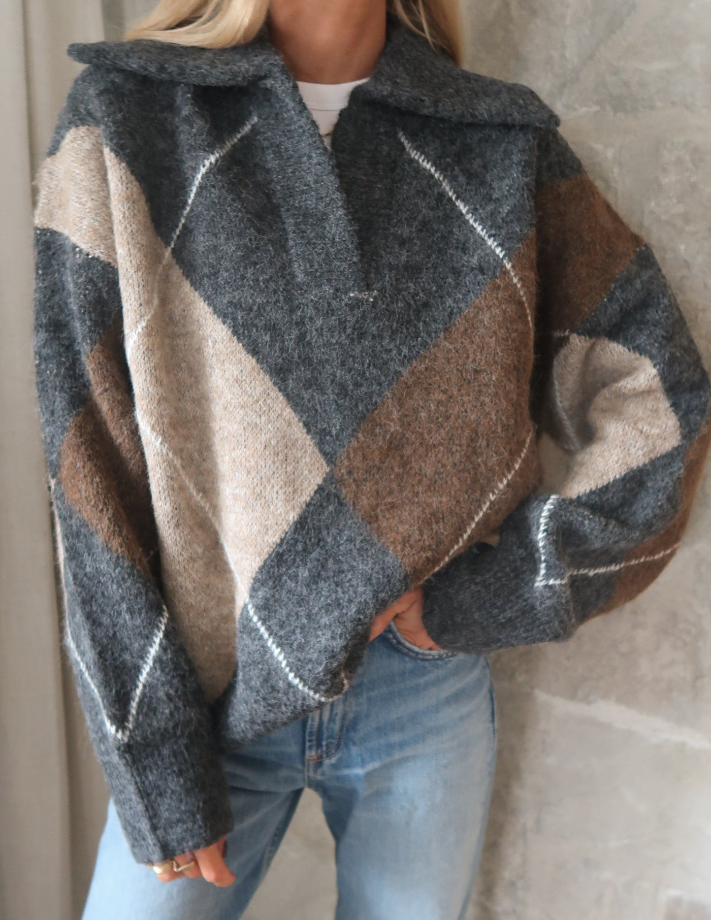 Charlie Argyle Sweater