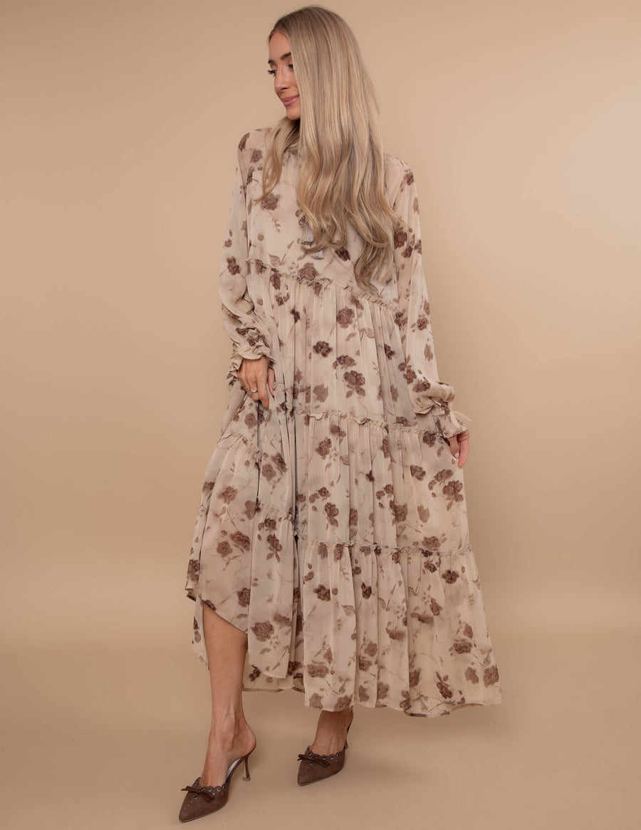 Golden Hour Tiered Dress