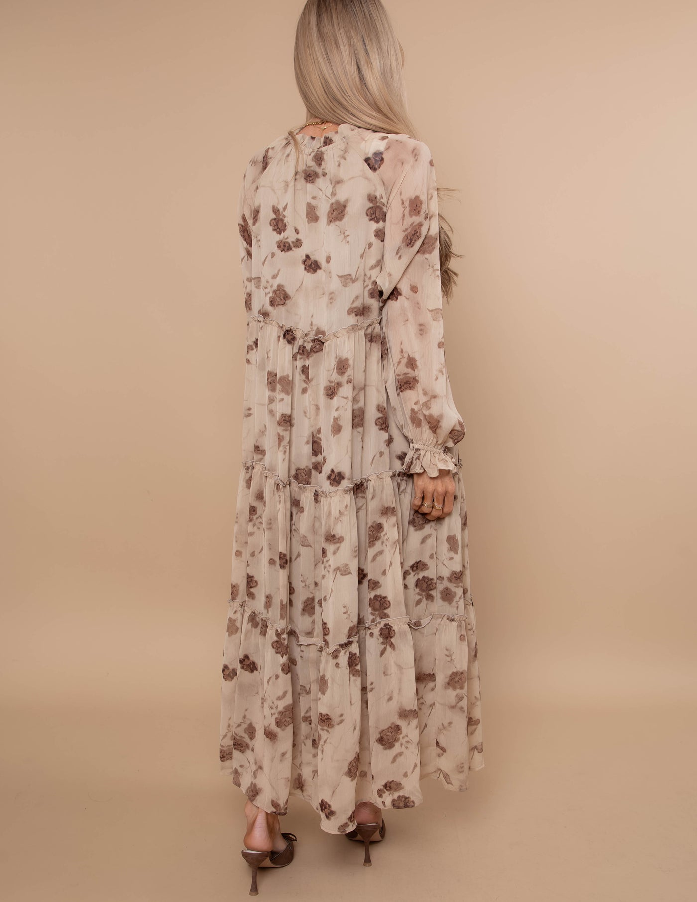 Golden Hour Tiered Dress