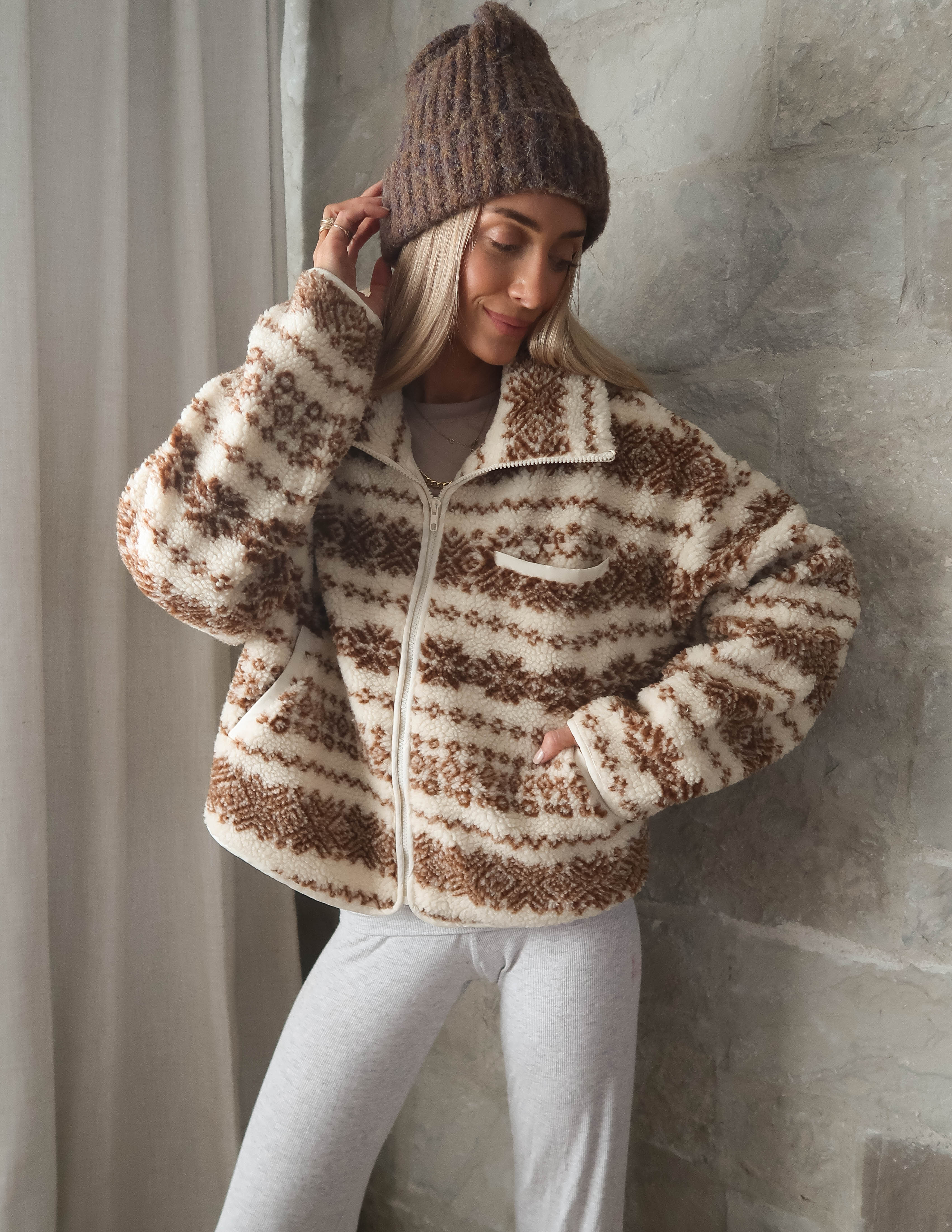 Alpine Sherpa Fleece Jacket · Shop Stevie