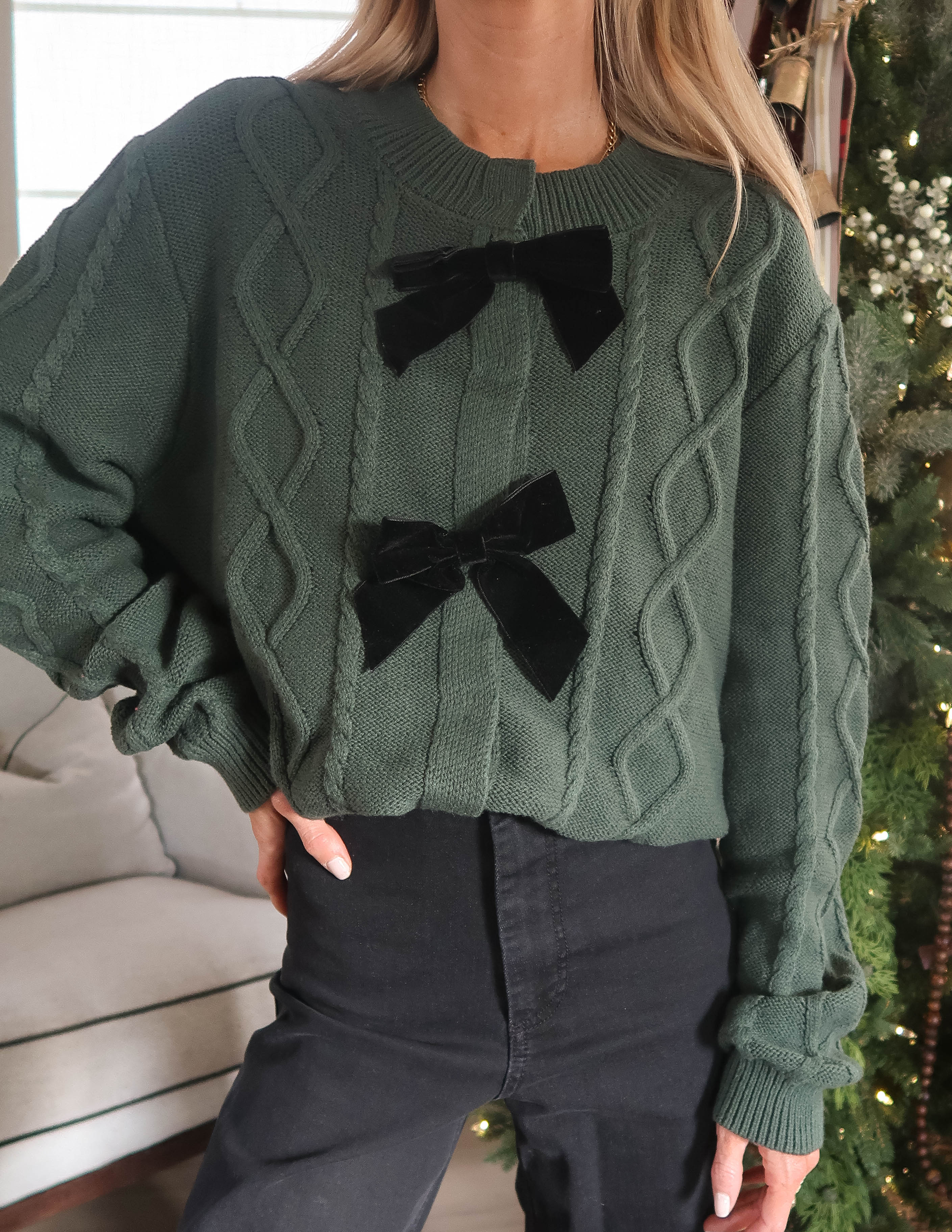 Enchanted Evergreen Sweater