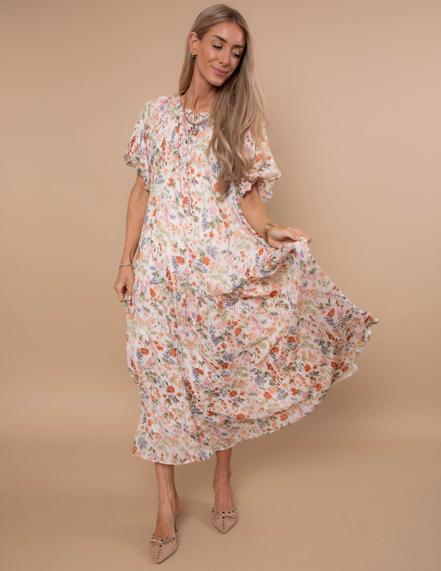 Charmed Floral Midi Dress